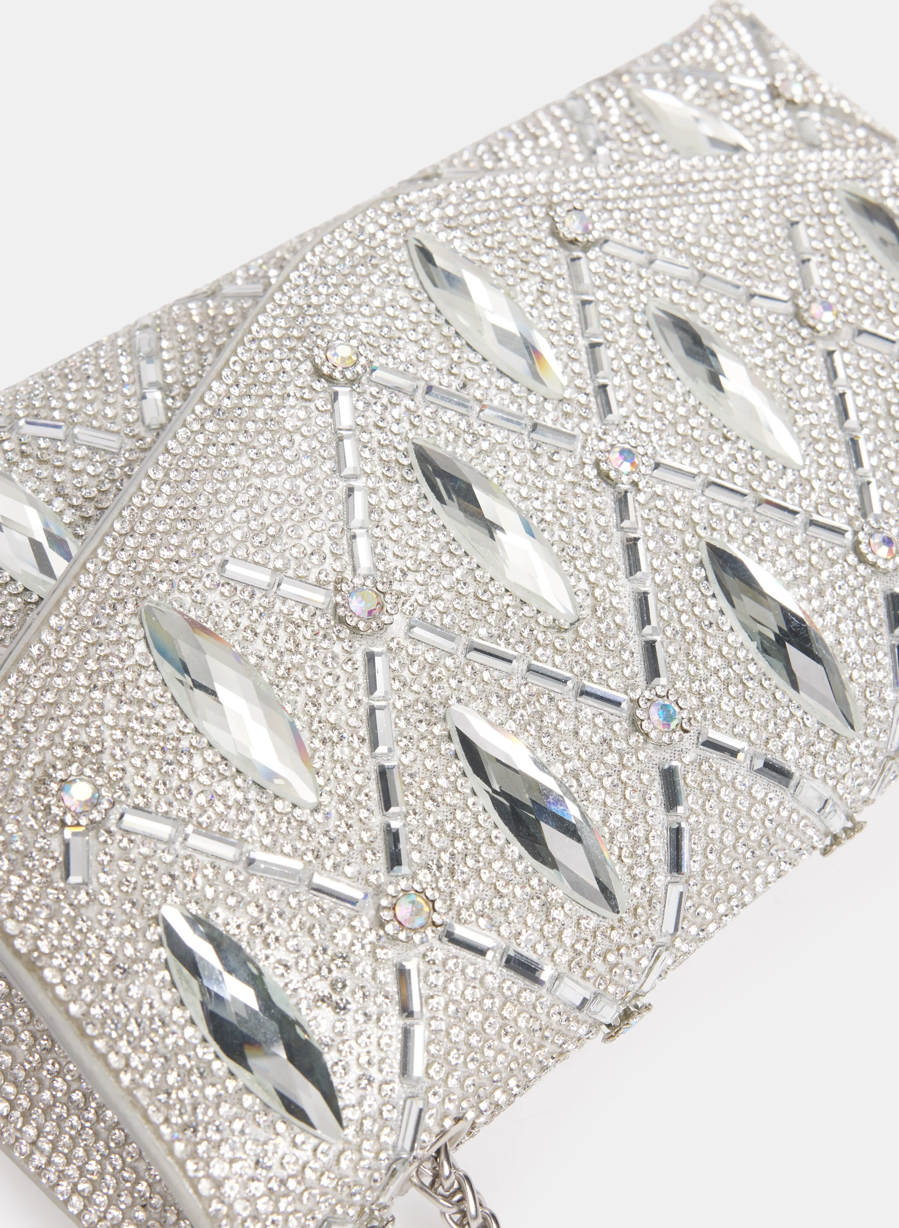 Diamond-Shape Stone Clutch sold by Laura product image thumbnail 2