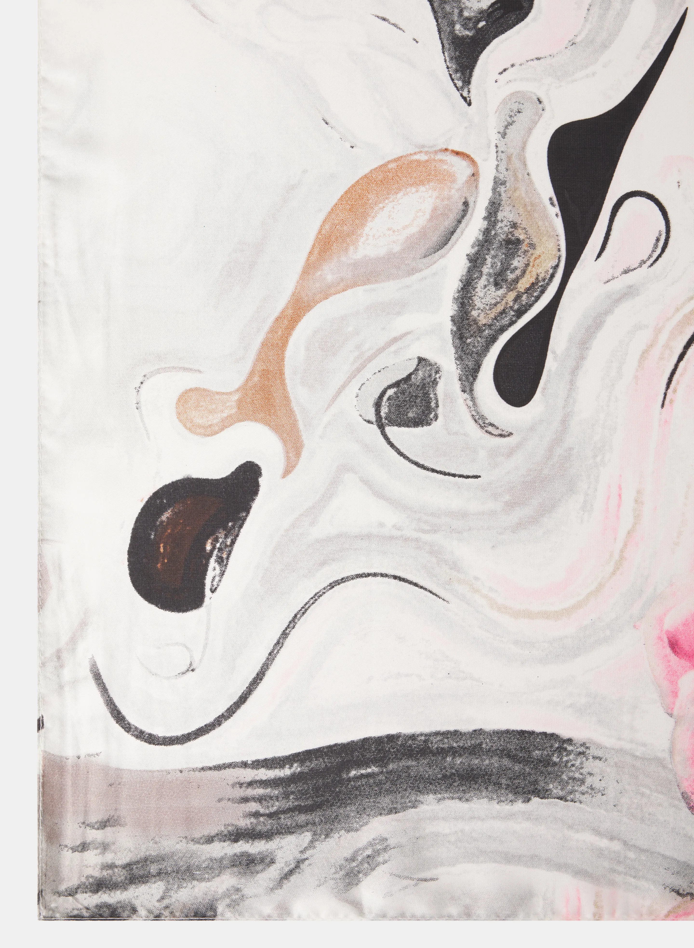 Abstract & Rose Print Scarf sold by Laura product image thumbnail 2