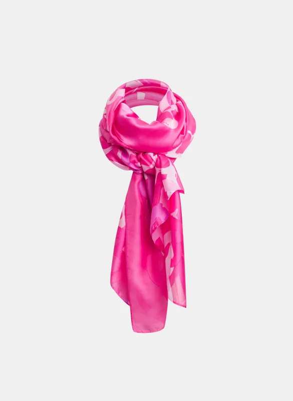 Heart Print Scarf sold by Laura