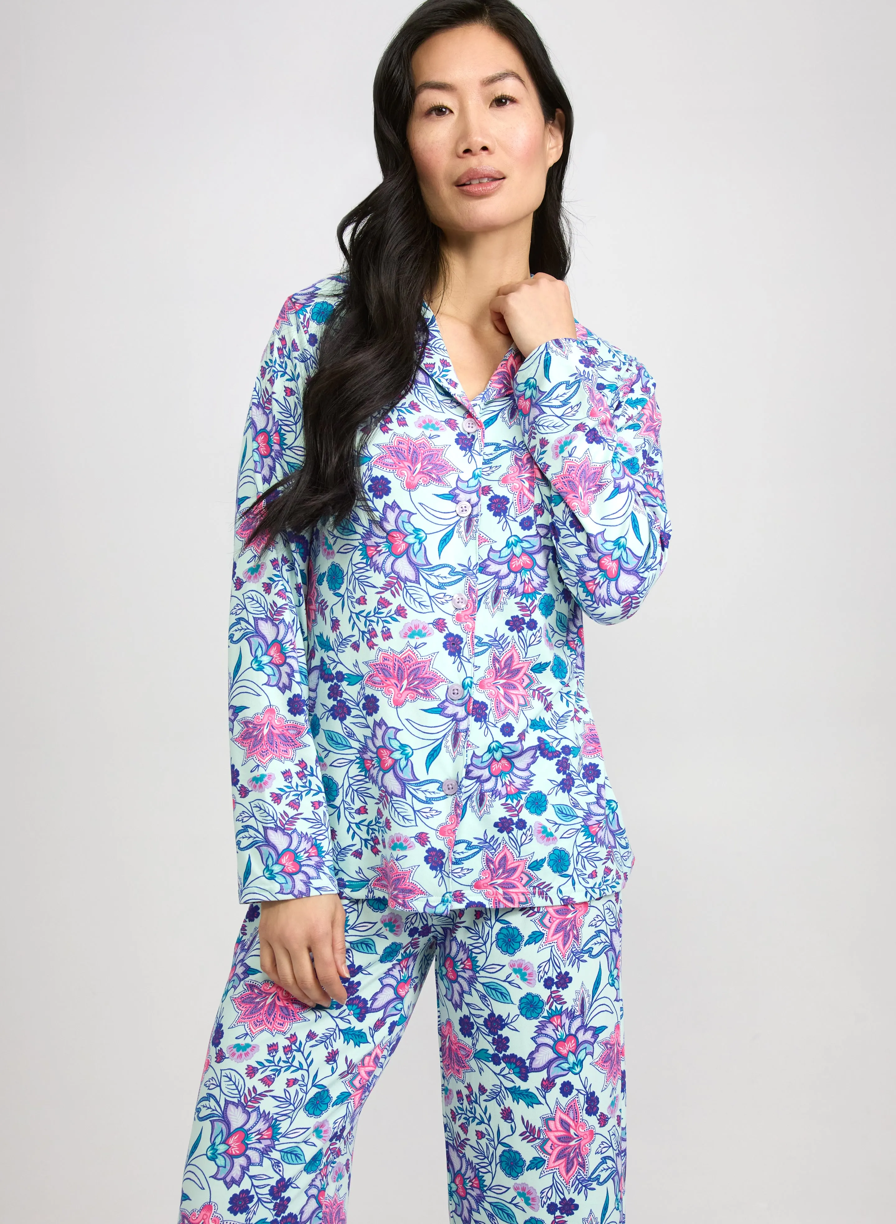 Simon Chang - Floral Print Pyjama Set sold by Laura product image thumbnail 4
