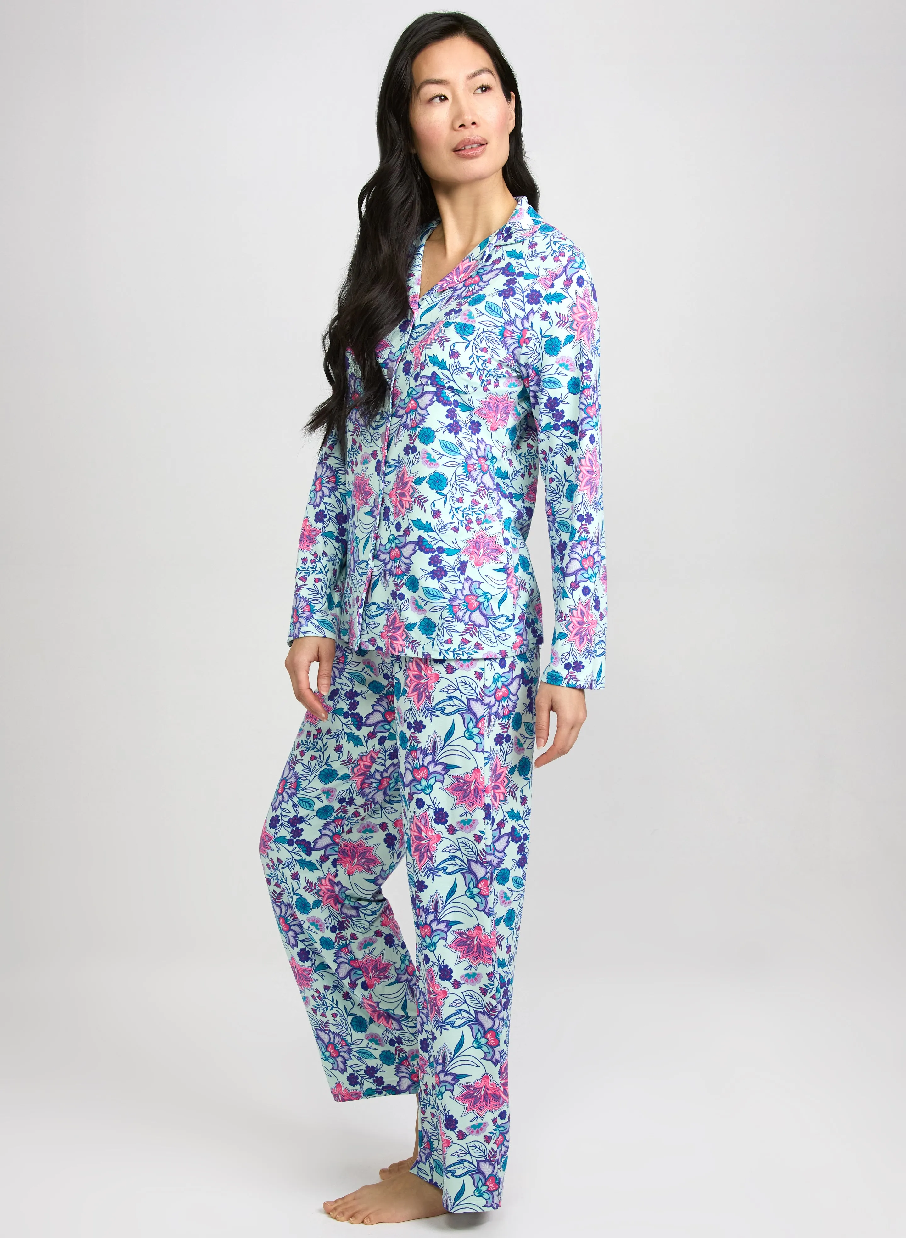 Simon Chang - Floral Print Pyjama Set sold by Laura product image thumbnail 2