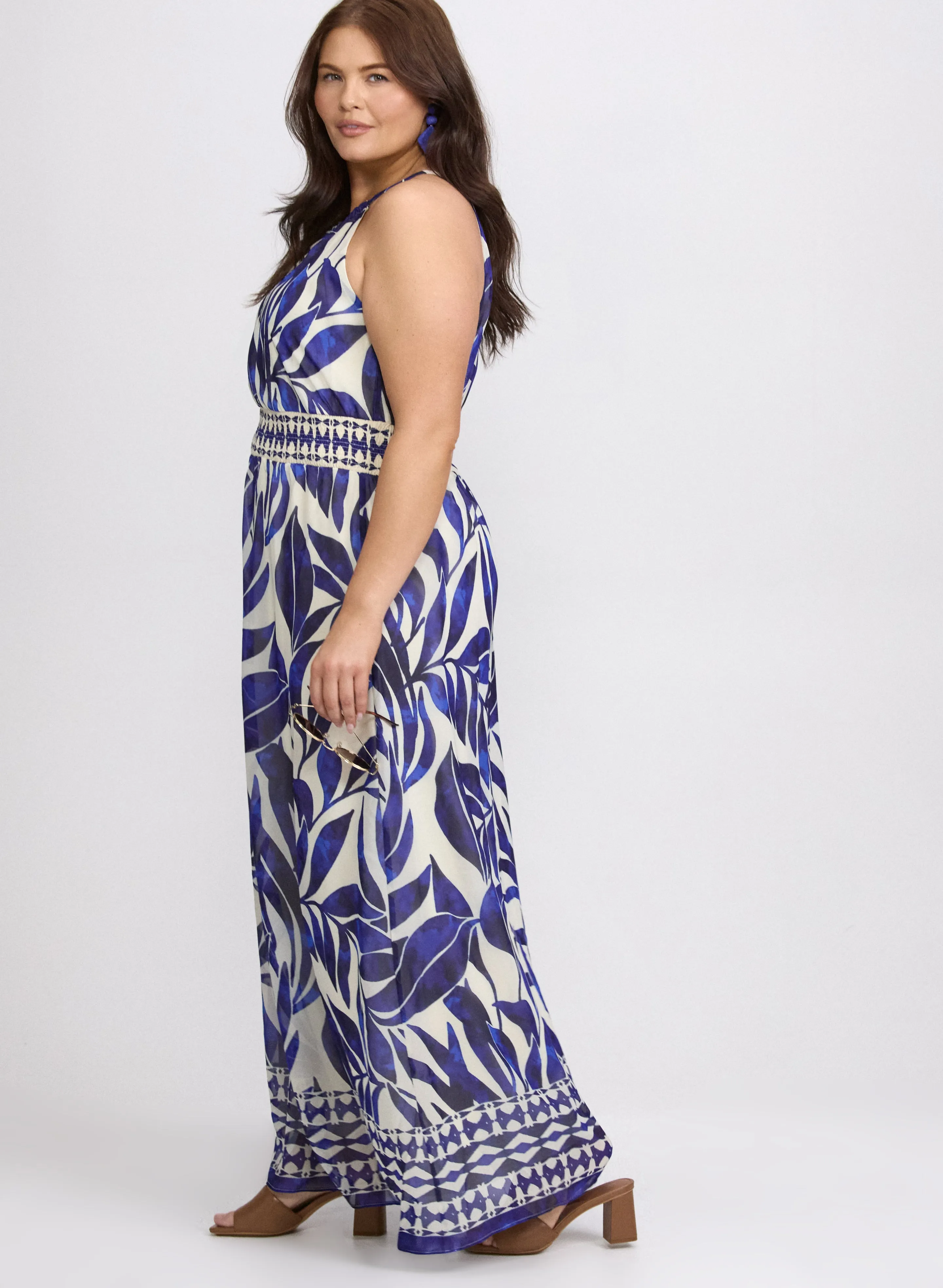 Printed Halter Neck Maxi Dress sold by Laura product image thumbnail 3