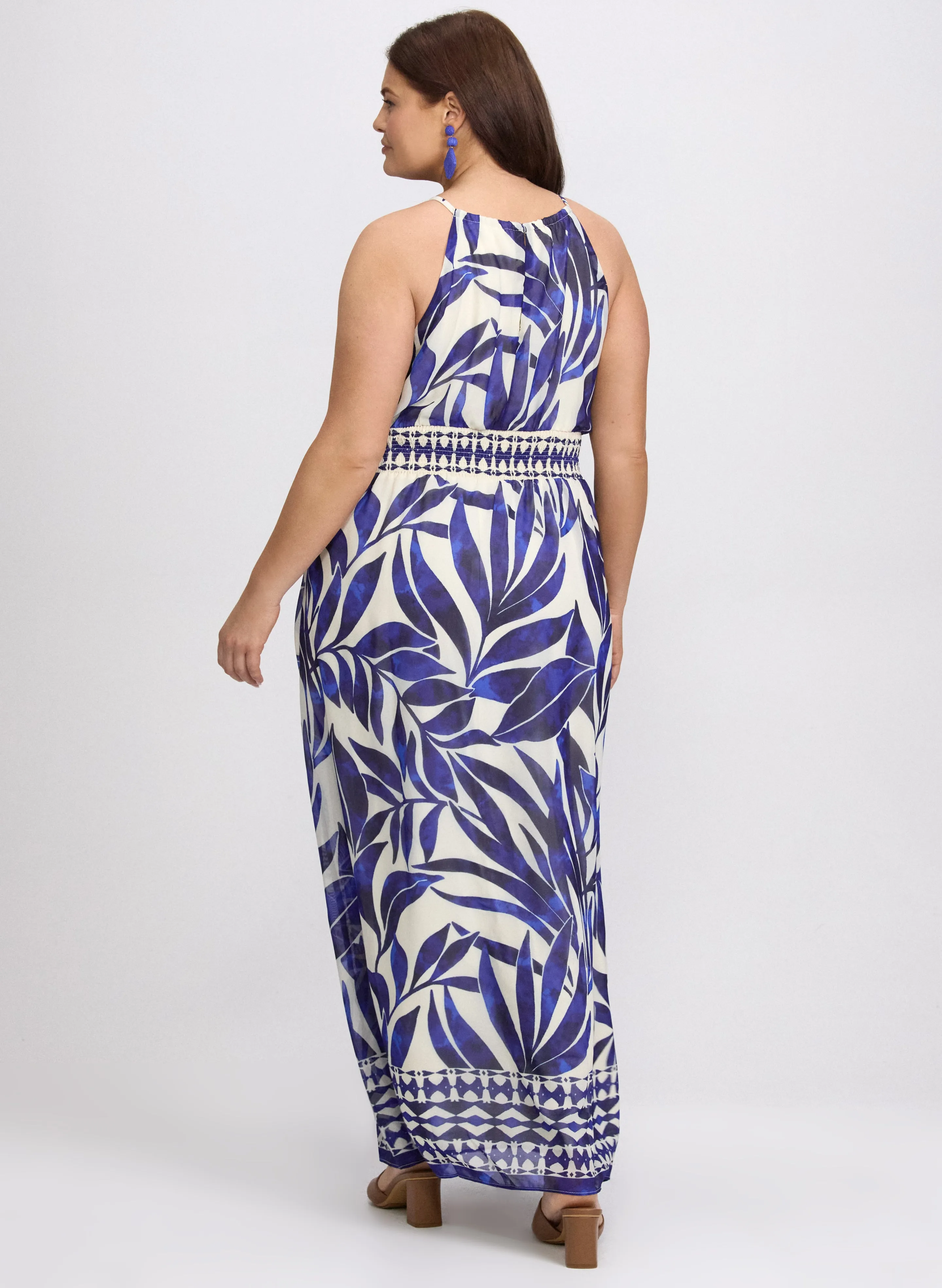 Printed Halter Neck Maxi Dress sold by Laura product image thumbnail 2