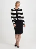 Striped Cardigan & Pencil Skirt sold by Laura