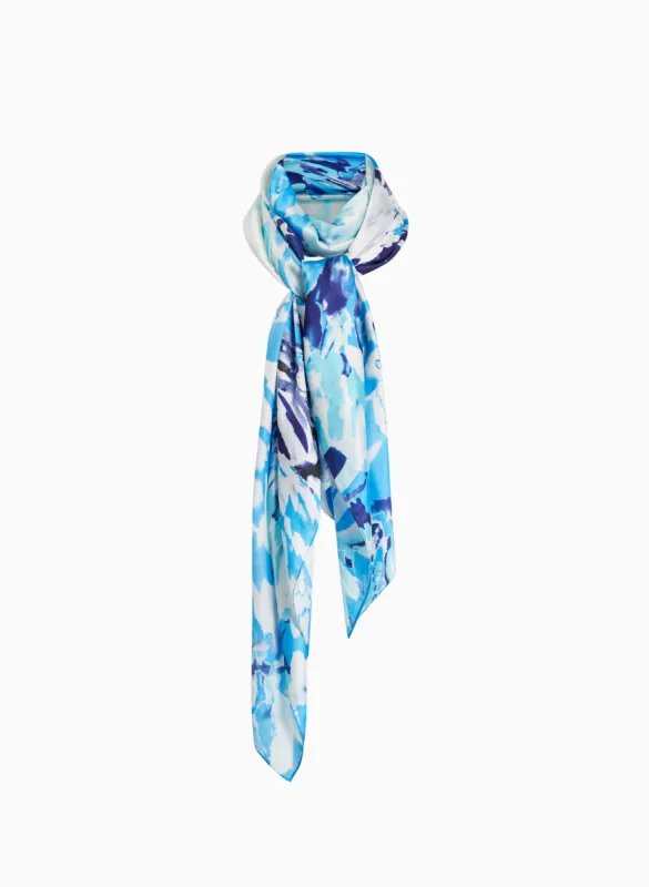 Abstract Motif Oblong Scarf sold by Laura
