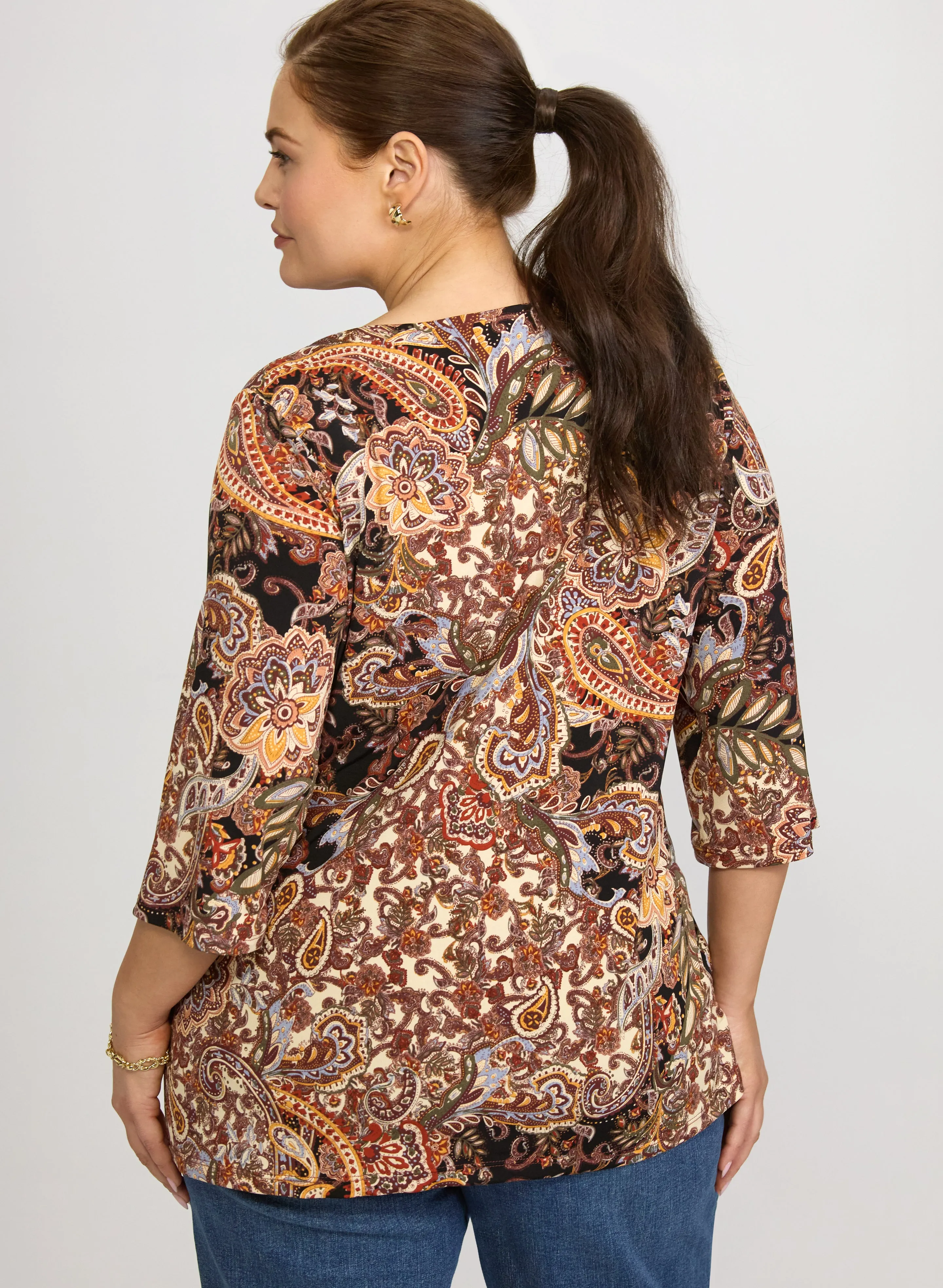 Paisley Print Top sold by Laura product image thumbnail 3