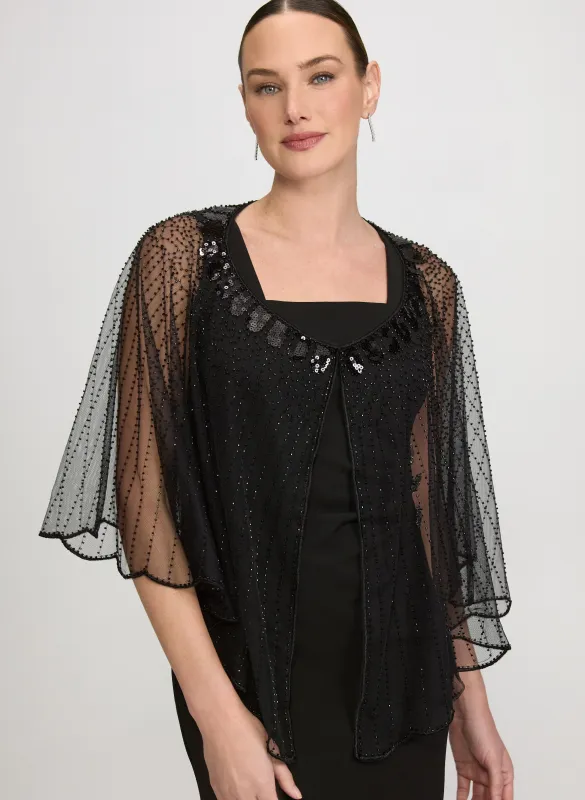 Beaded Stripe Shawl sold by Laura