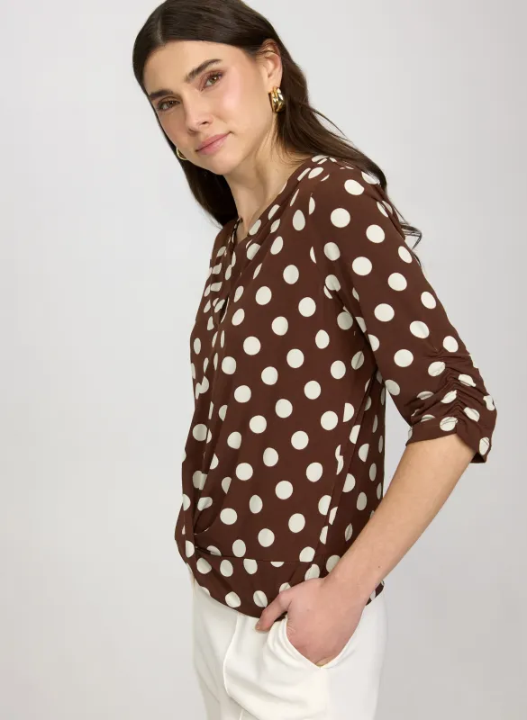 Polka Dot Top made by Laura