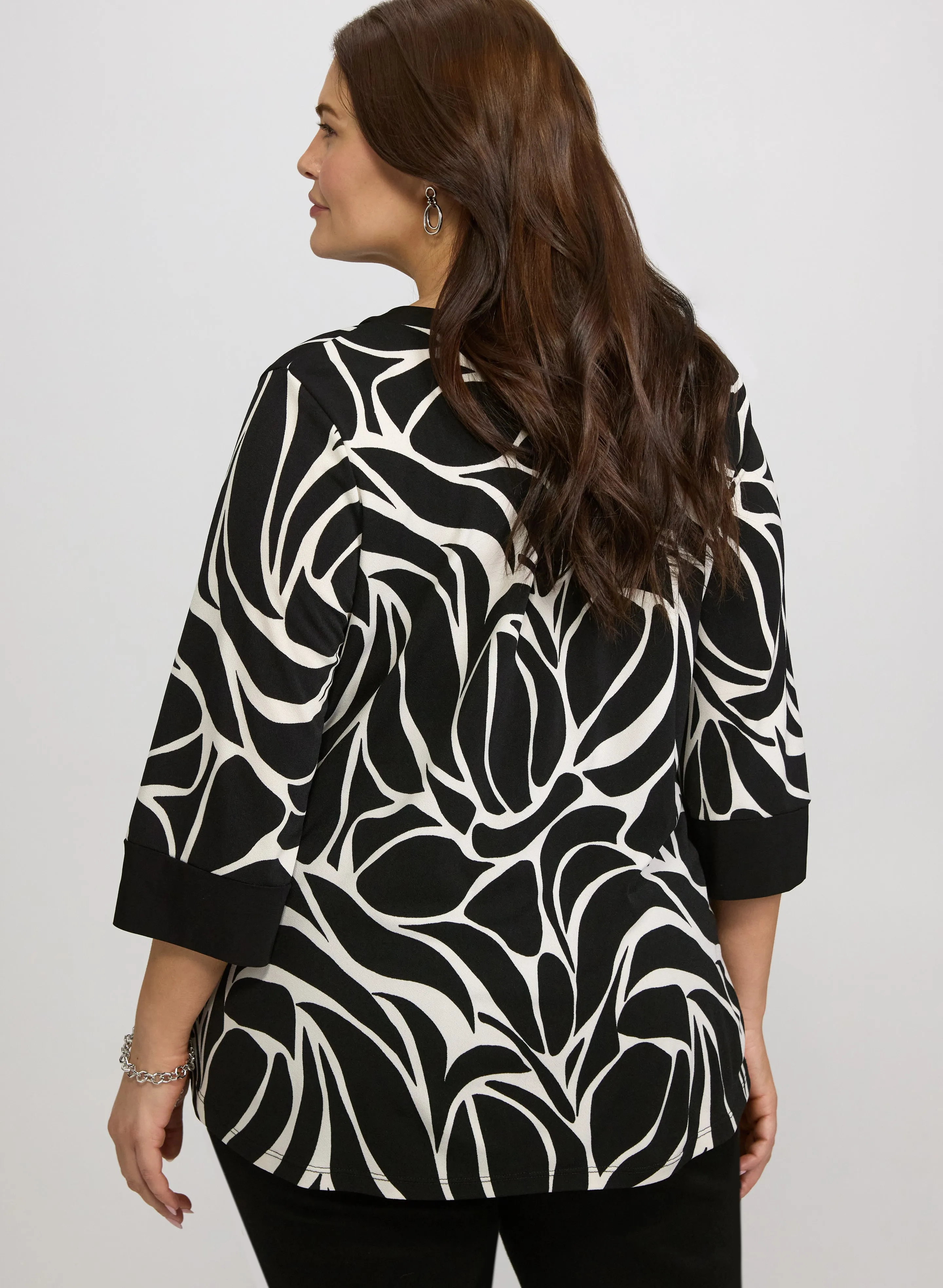 Printed Crepe Tunic sold by Laura product image thumbnail 4