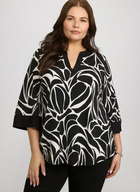 Printed Crepe Tunic sold by Laura