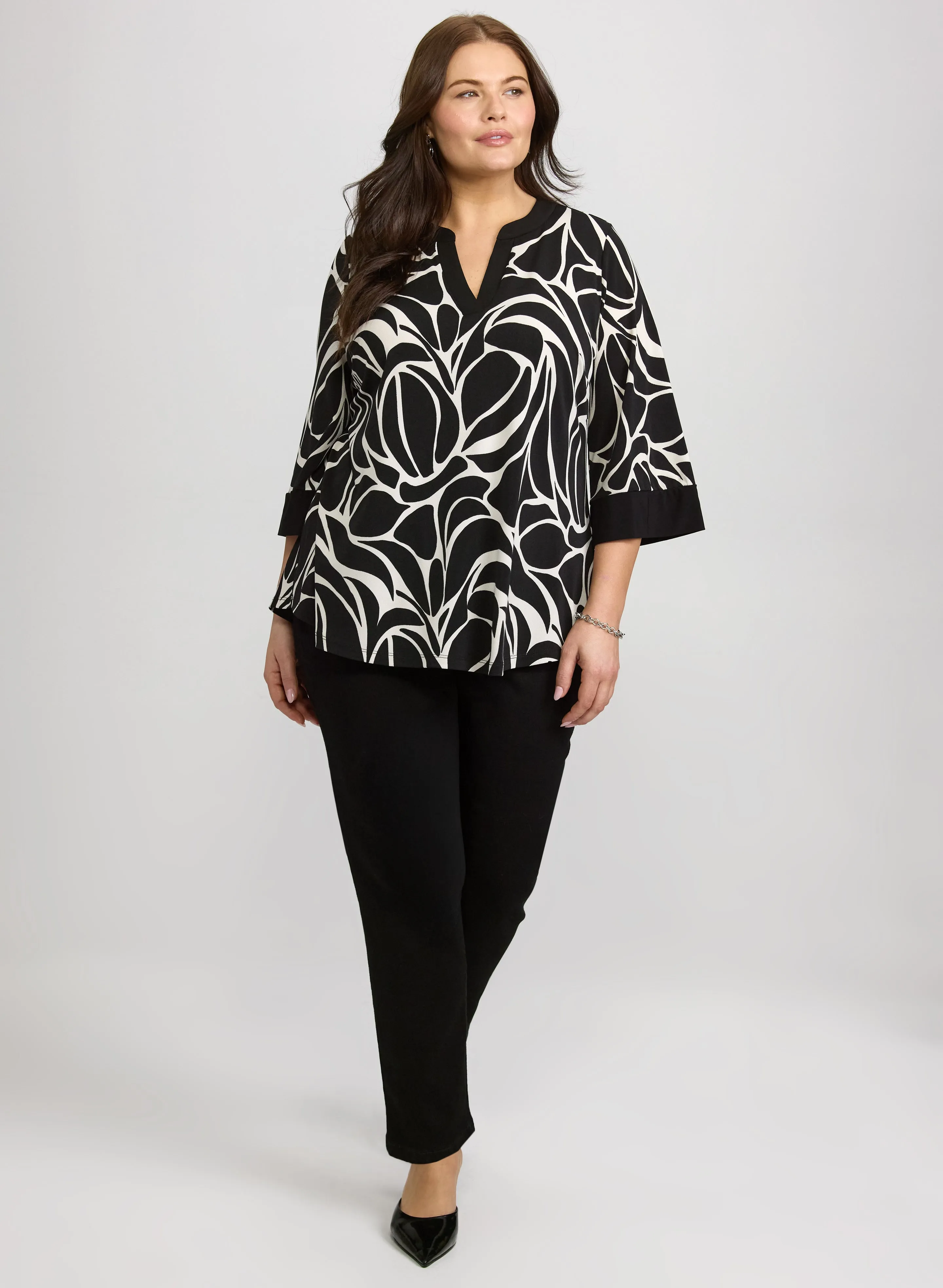 Printed Crepe Tunic sold by Laura product image thumbnail 3