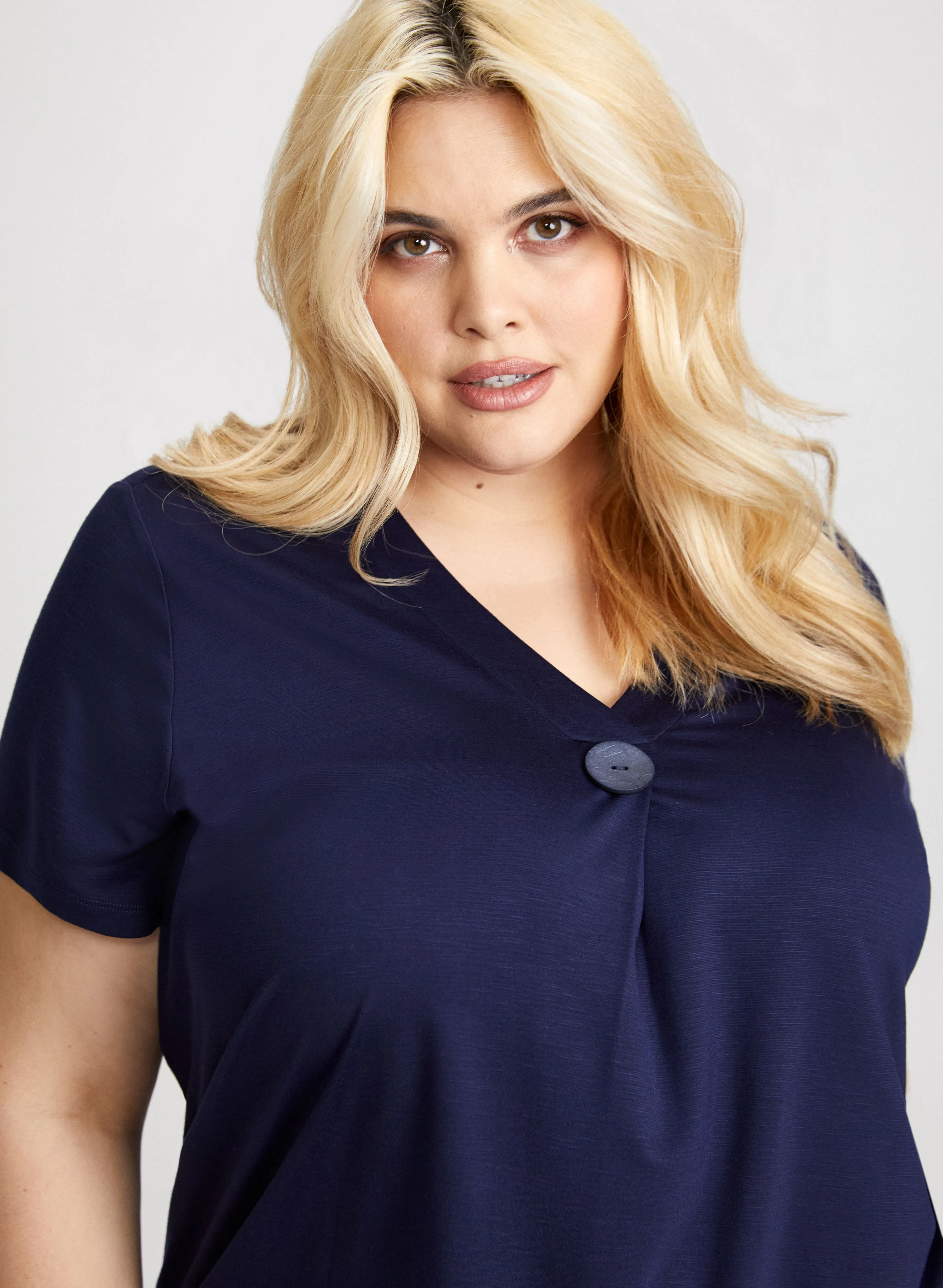 Button Detail T-Shirt sold by Laura product image thumbnail 2