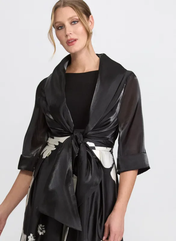 Organza Tie-Front Bolero sold by Laura