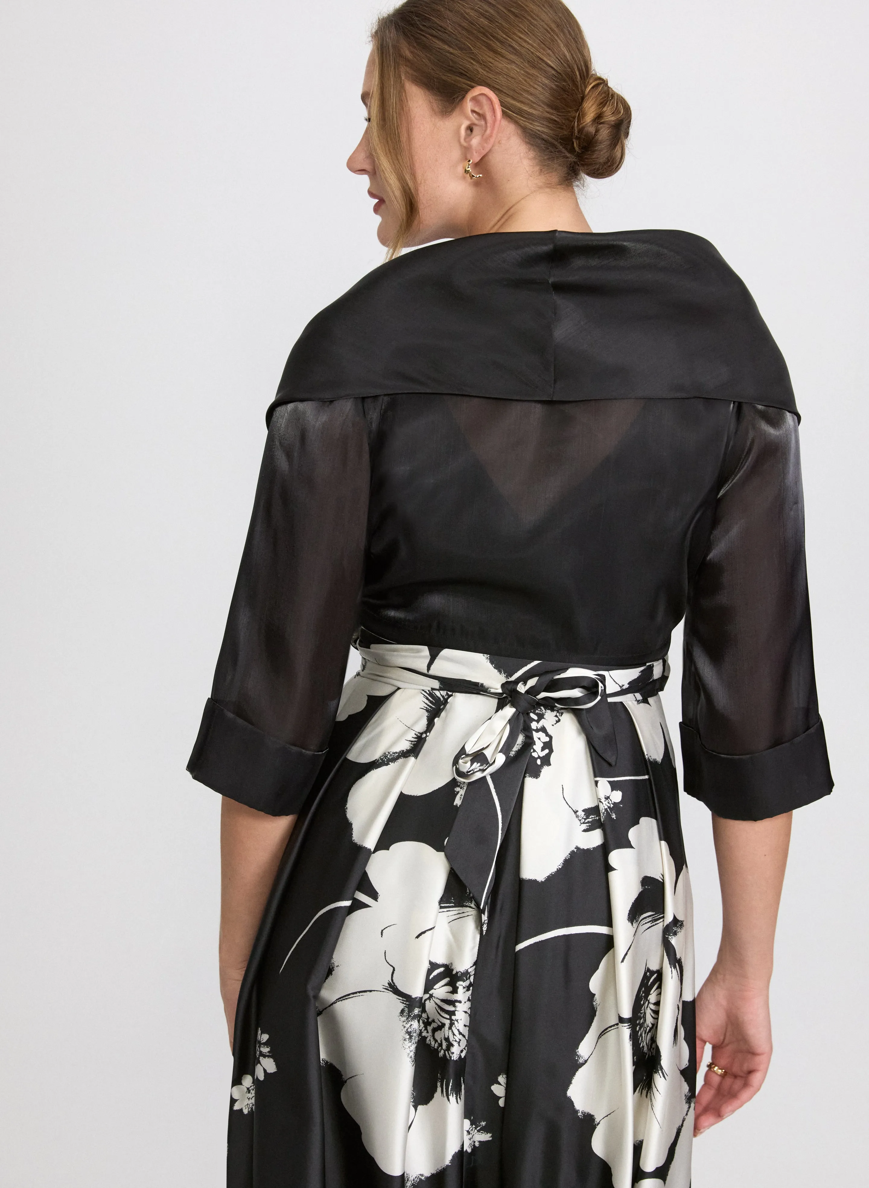 Organza Tie-Front Bolero sold by Laura product image thumbnail 4