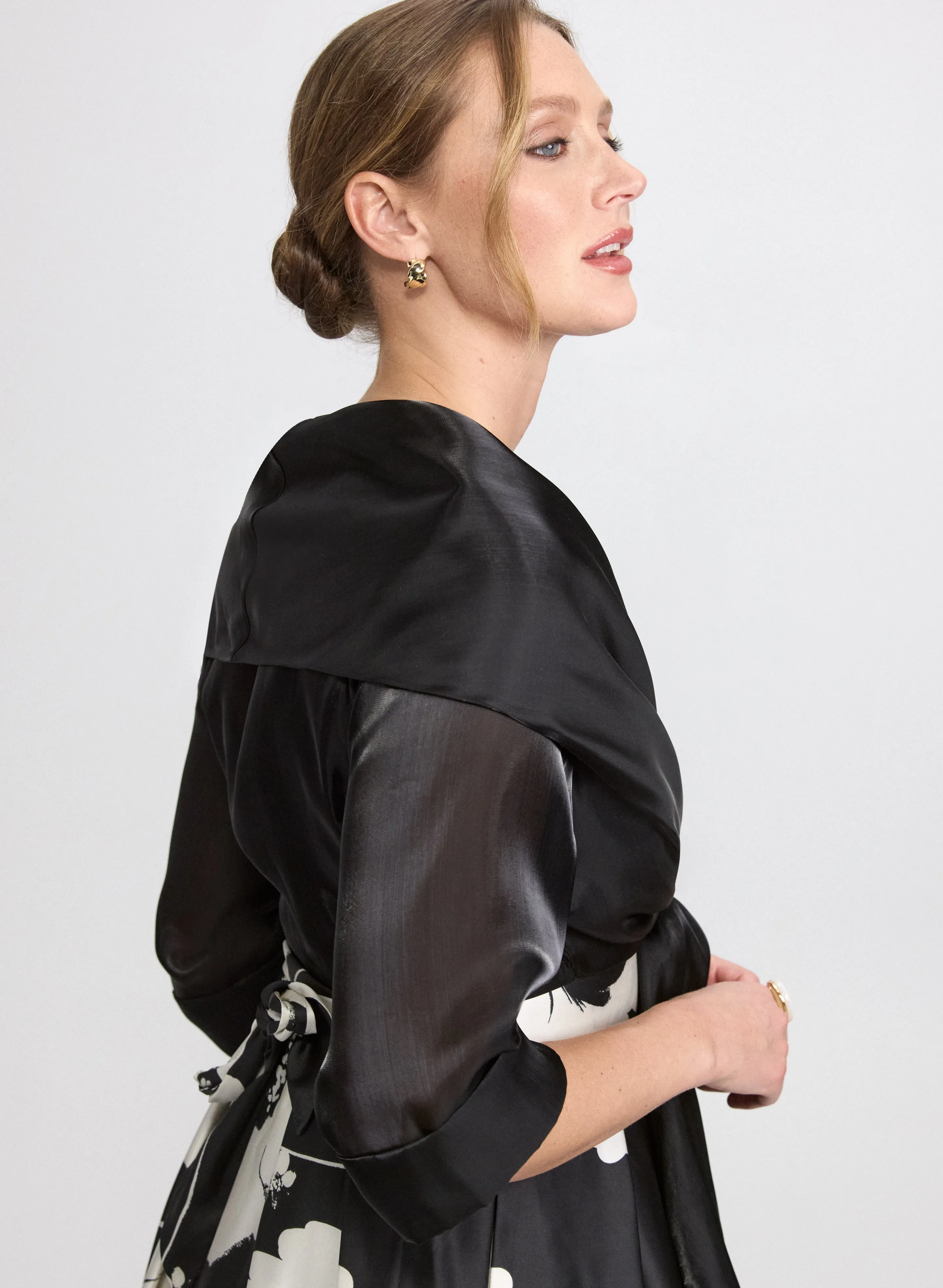 Organza Tie-Front Bolero sold by Laura product image thumbnail 2