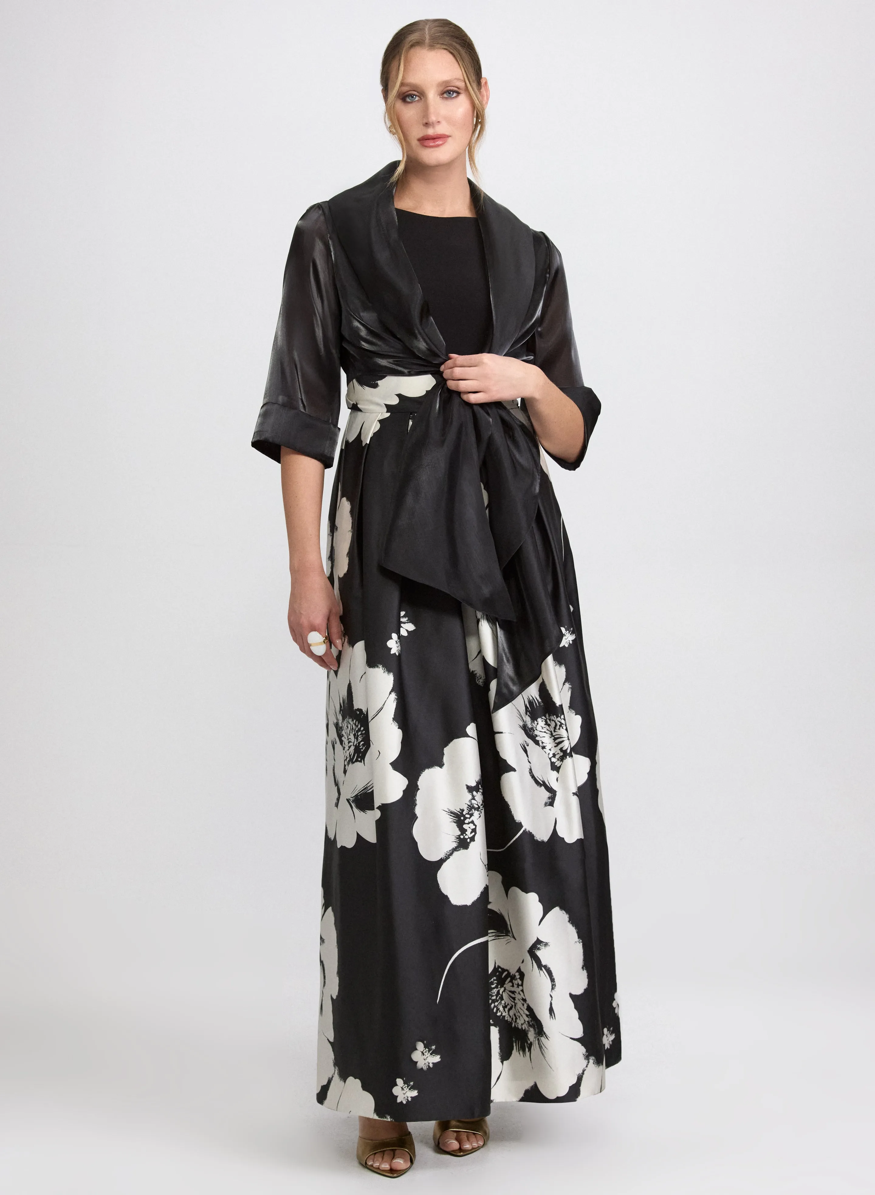 Organza Tie-Front Bolero sold by Laura product image thumbnail 3