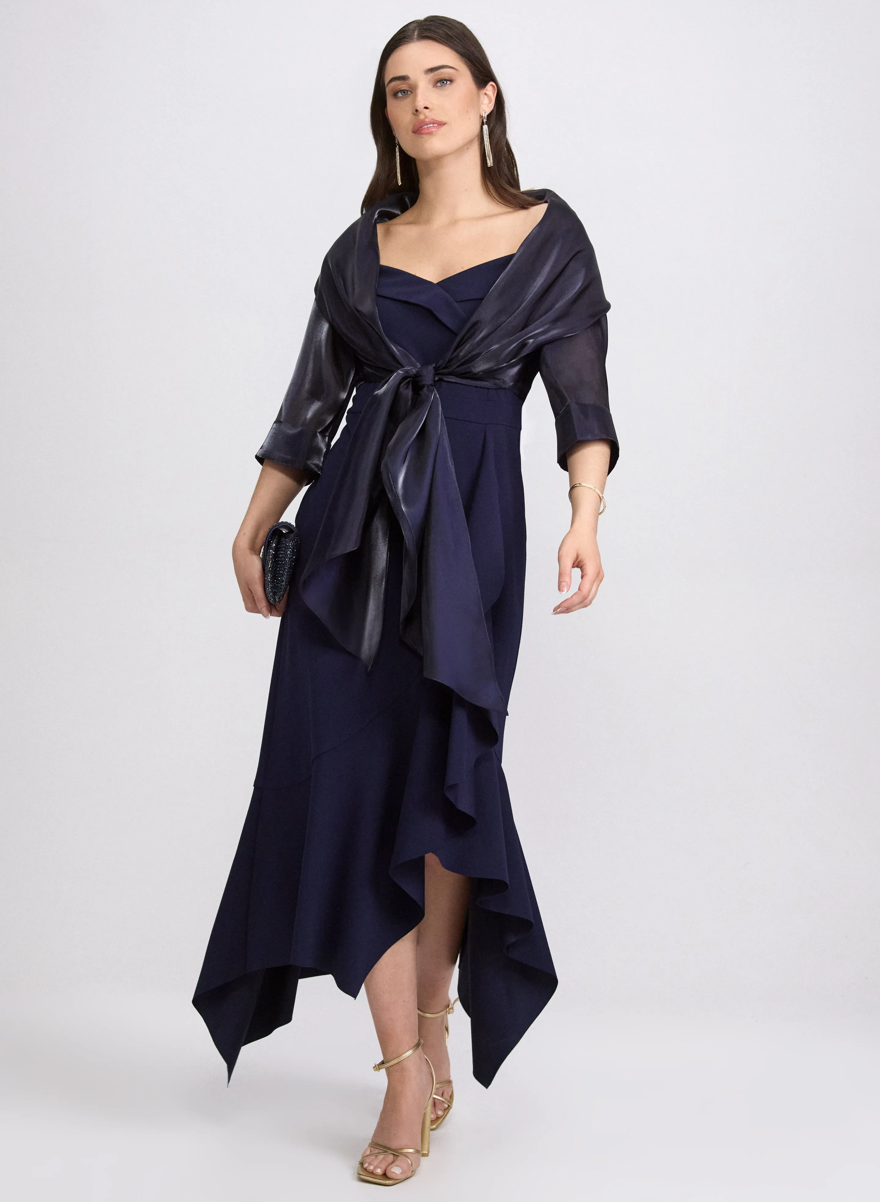 Organza Tie-Front Bolero sold by Laura product image thumbnail 3