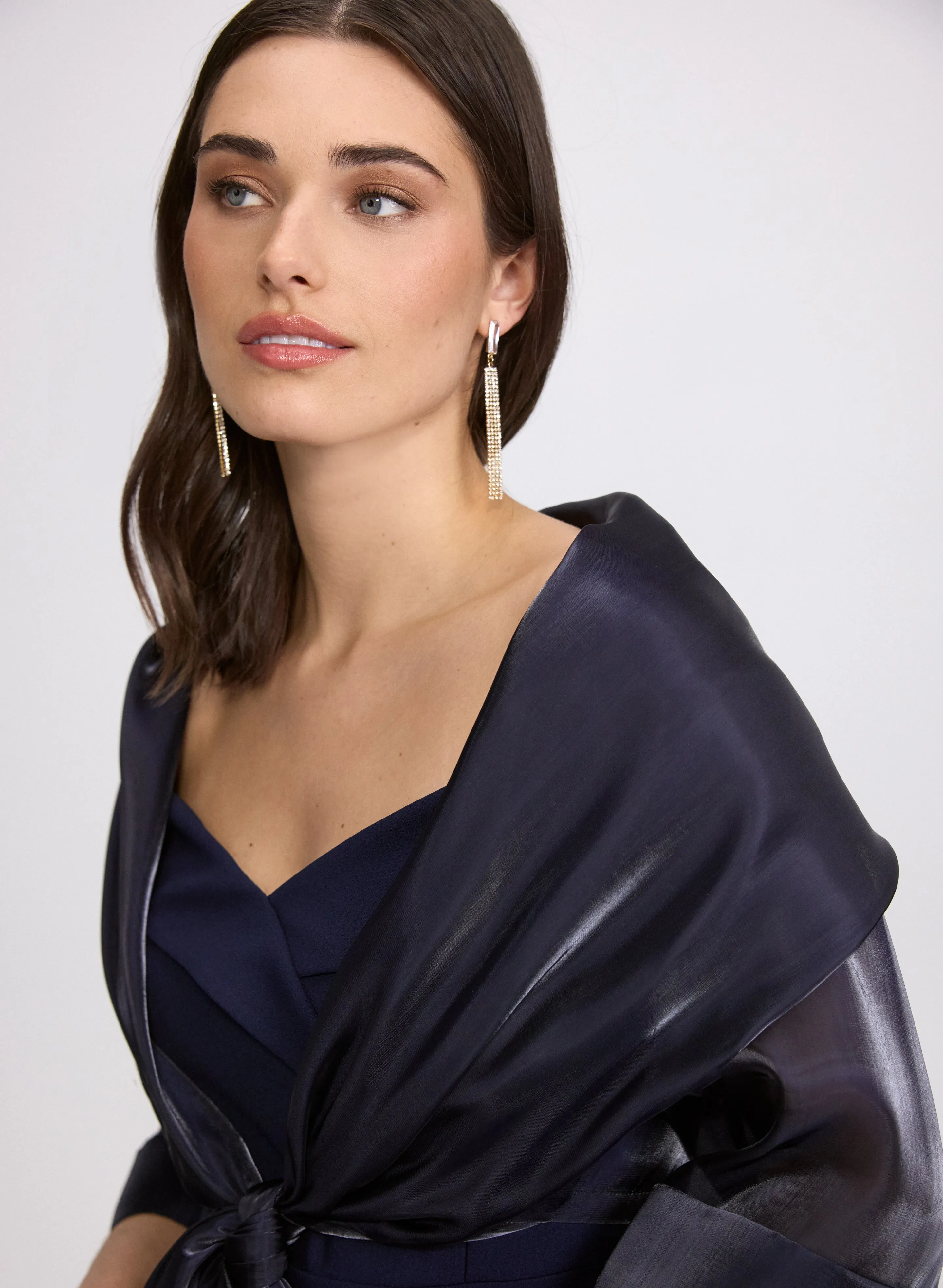 Organza Tie-Front Bolero sold by Laura product image thumbnail 5