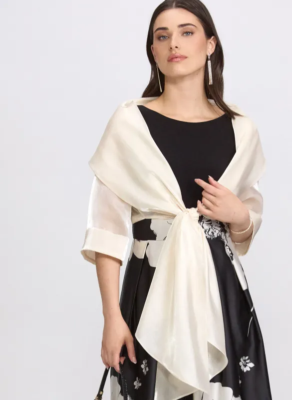 Organza Tie-Front Bolero sold by Laura