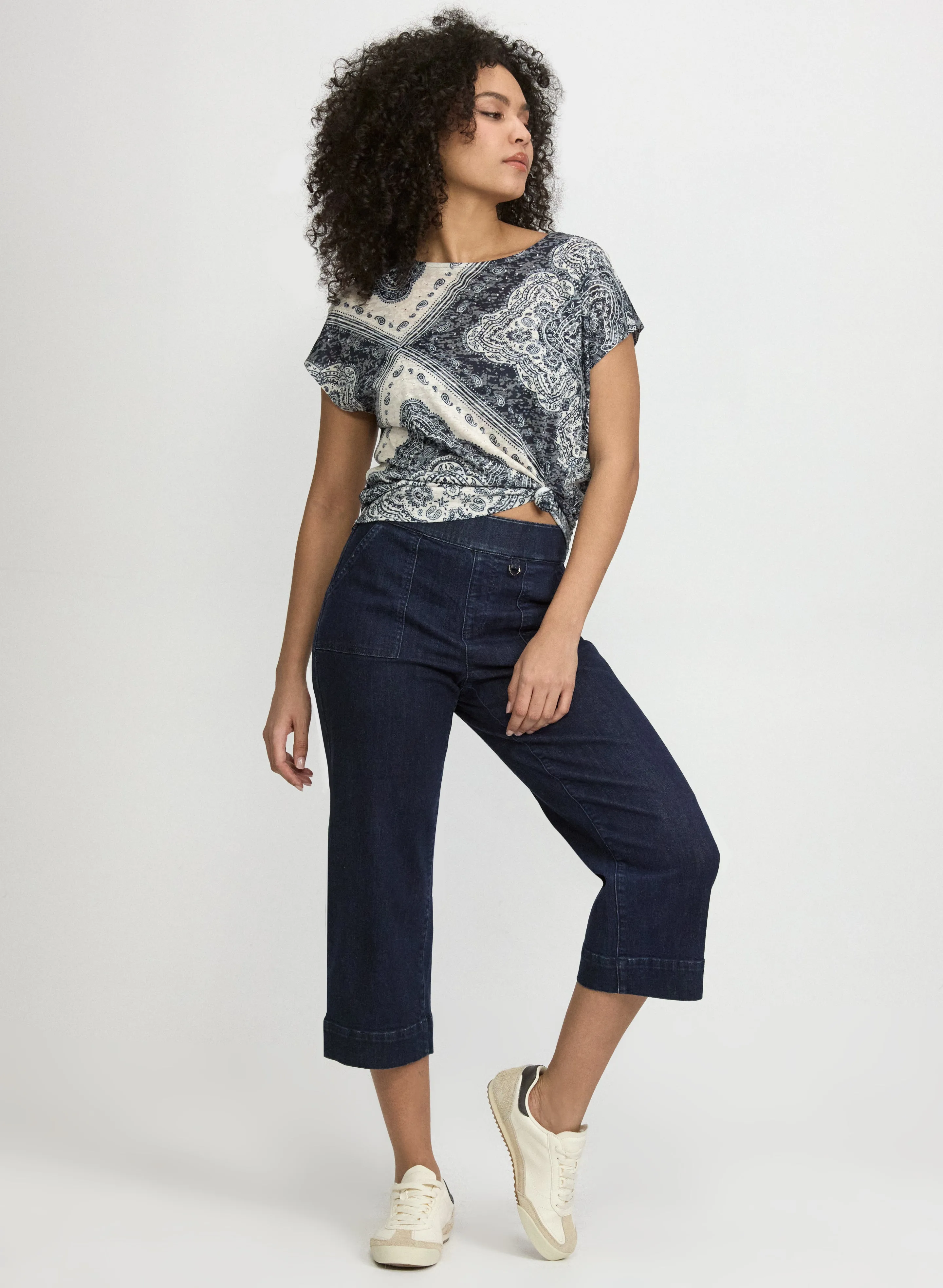 Paisley Print T-Shirt sold by Laura product image thumbnail 3