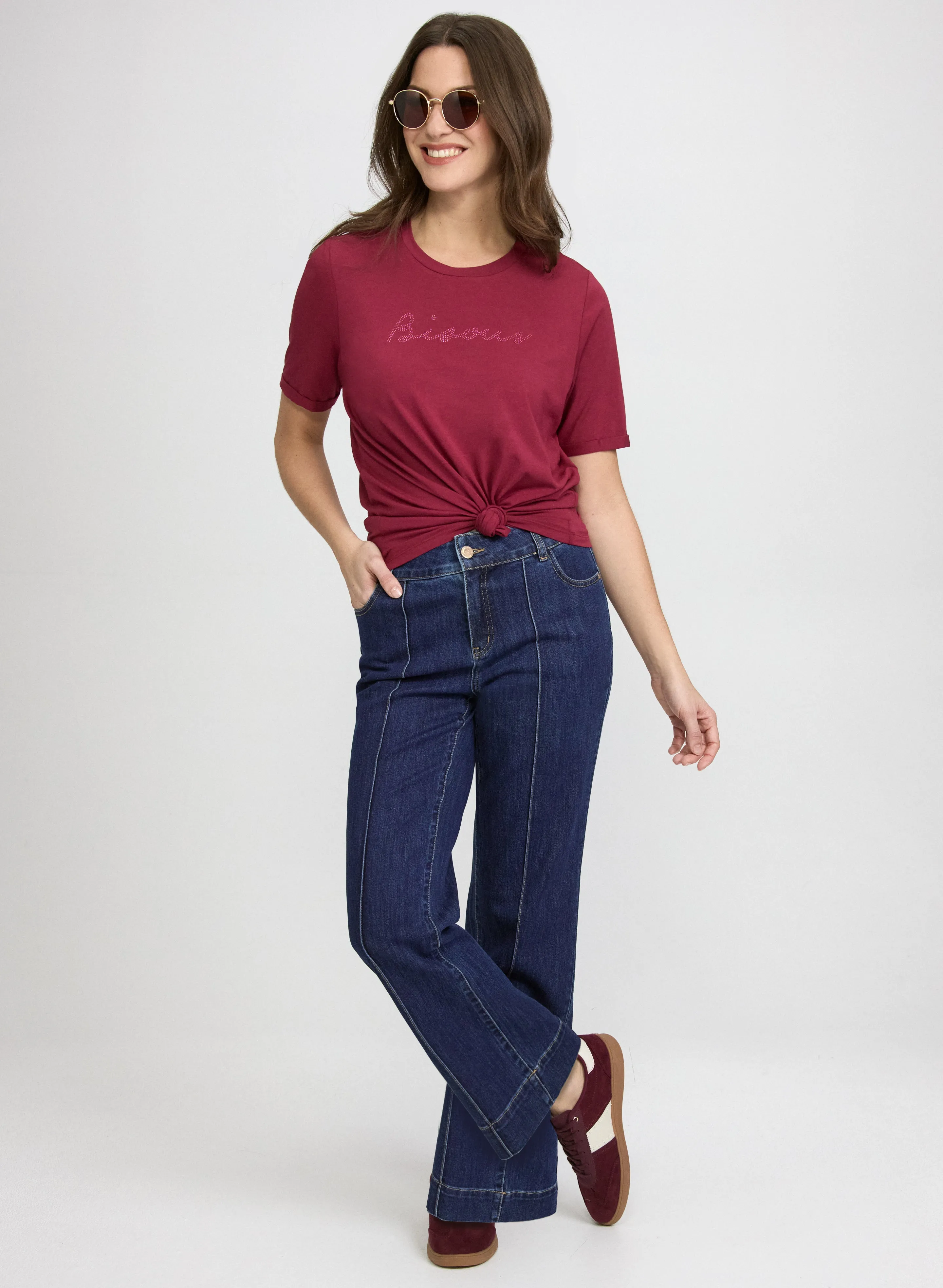 'Bisous' T-Shirt sold by Laura product image thumbnail 3