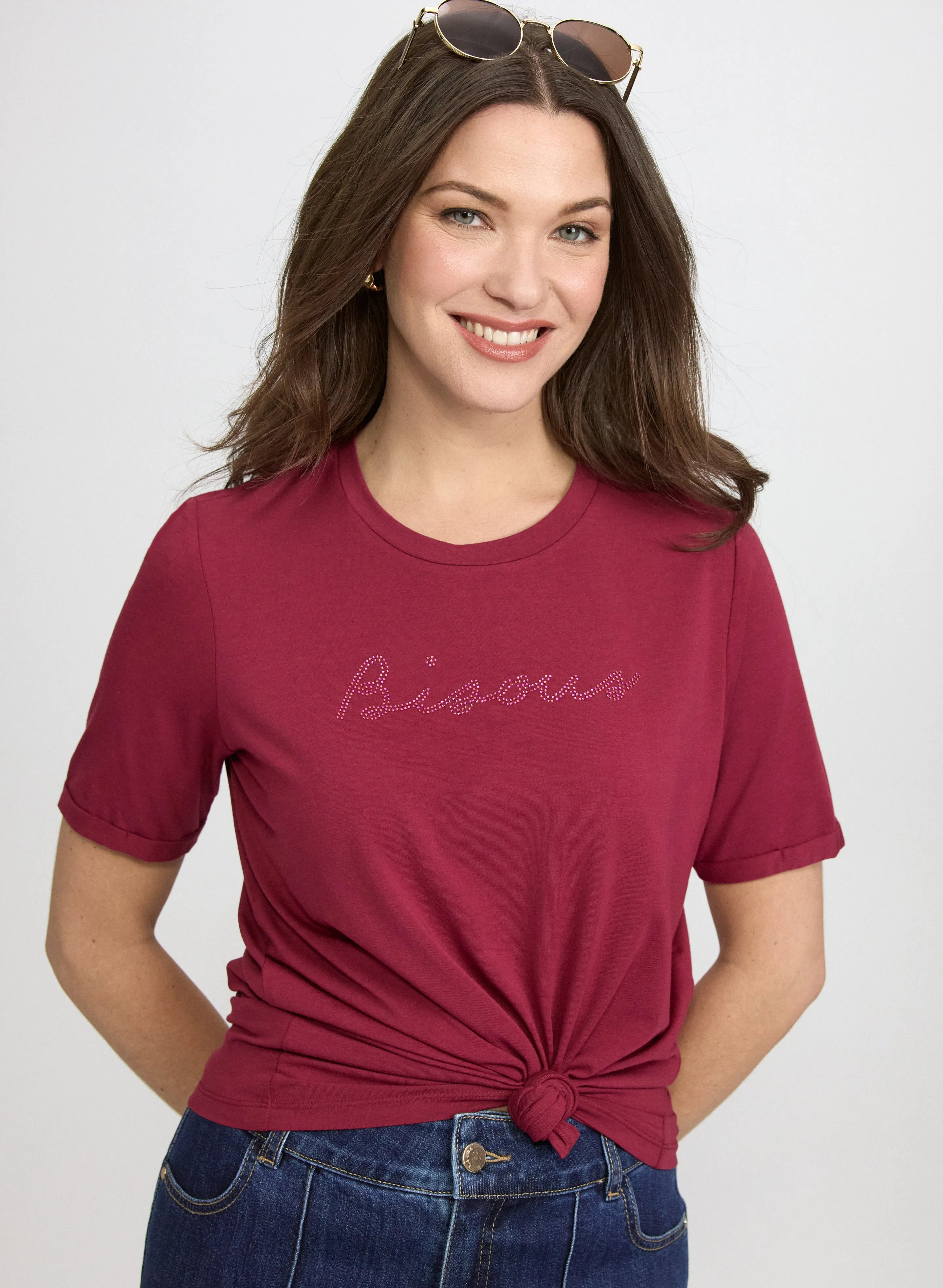 'Bisous' T-Shirt sold by Laura product image thumbnail 2