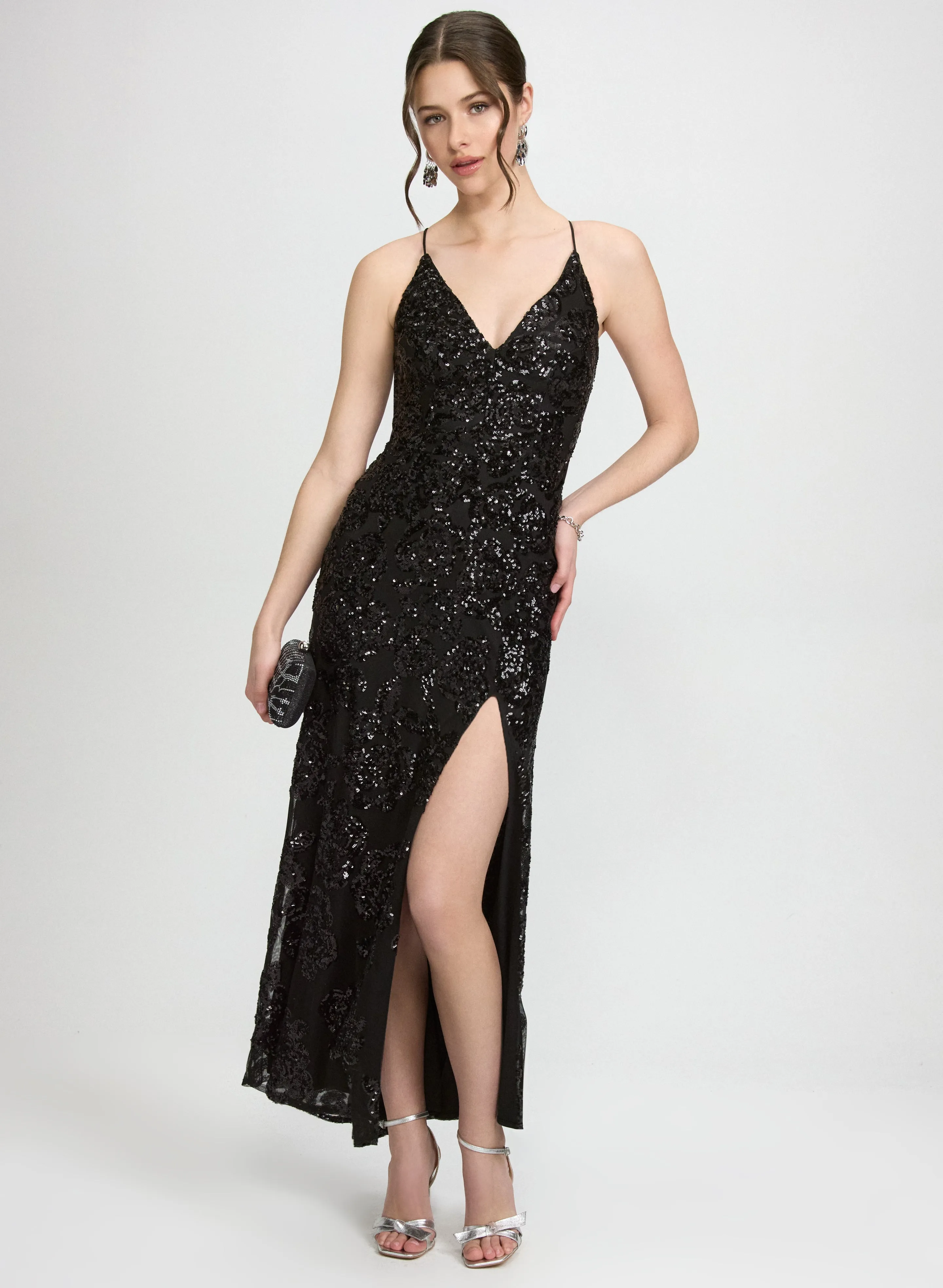 Sequin Mesh Dress sold by Laura