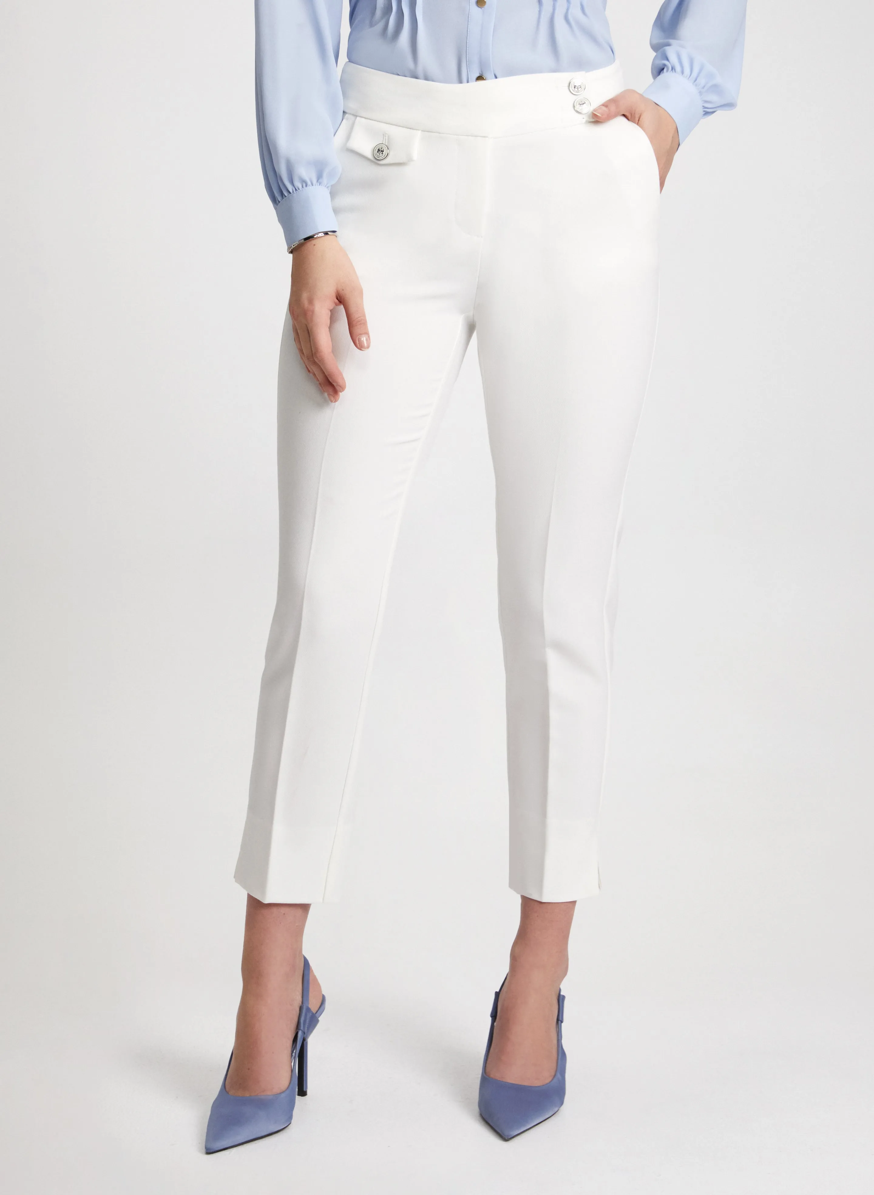 City Fit Slim Leg Ankle Pant sold by Laura