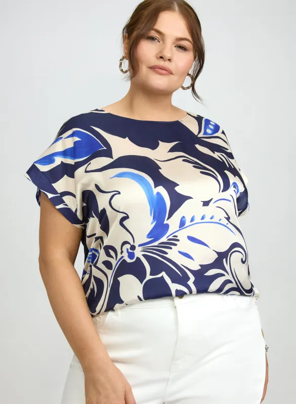 Floral Front Top sold by Laura