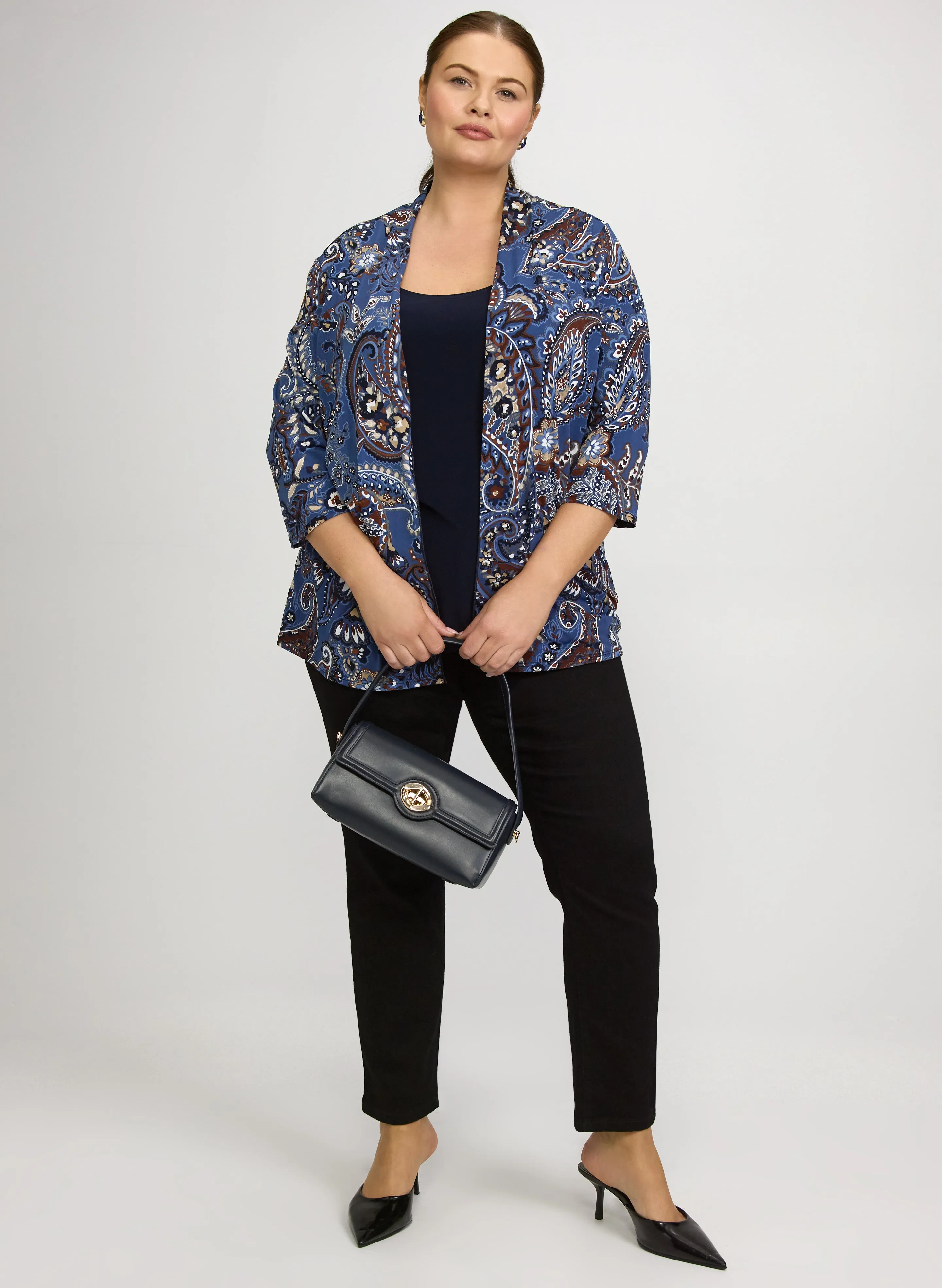 Paisley Illusion Layered Top sold by Laura product image thumbnail 3