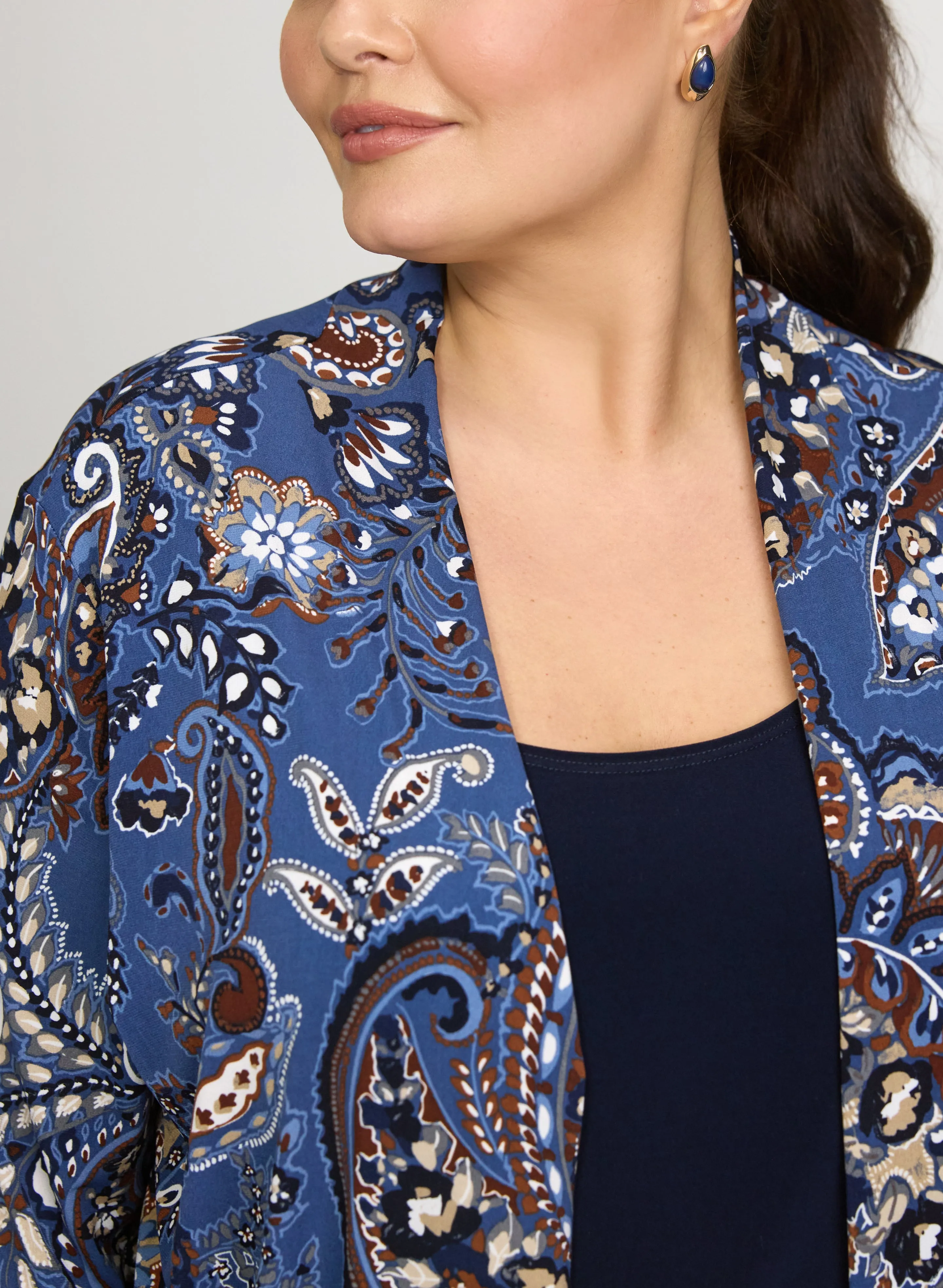 Paisley Illusion Layered Top sold by Laura product image thumbnail 2