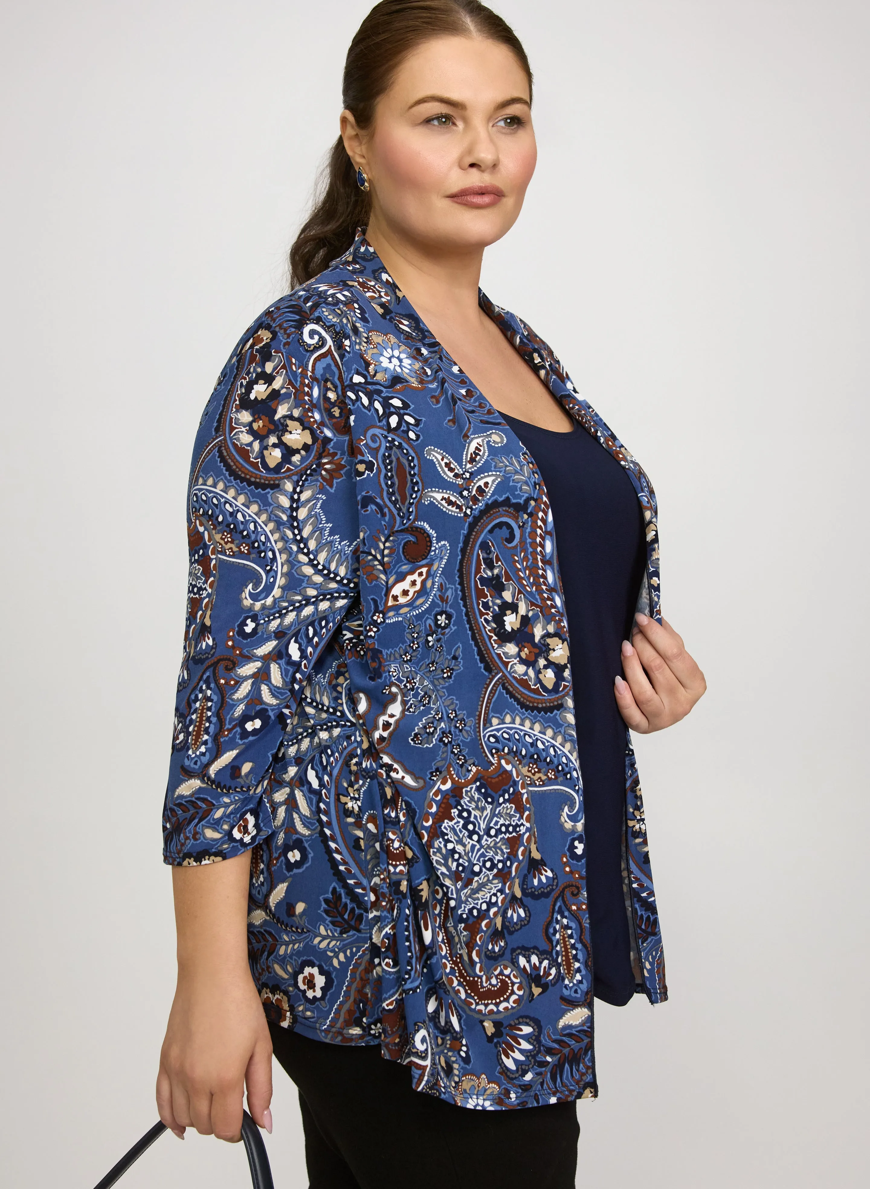 Paisley Illusion Layered Top sold by Laura product image thumbnail 5
