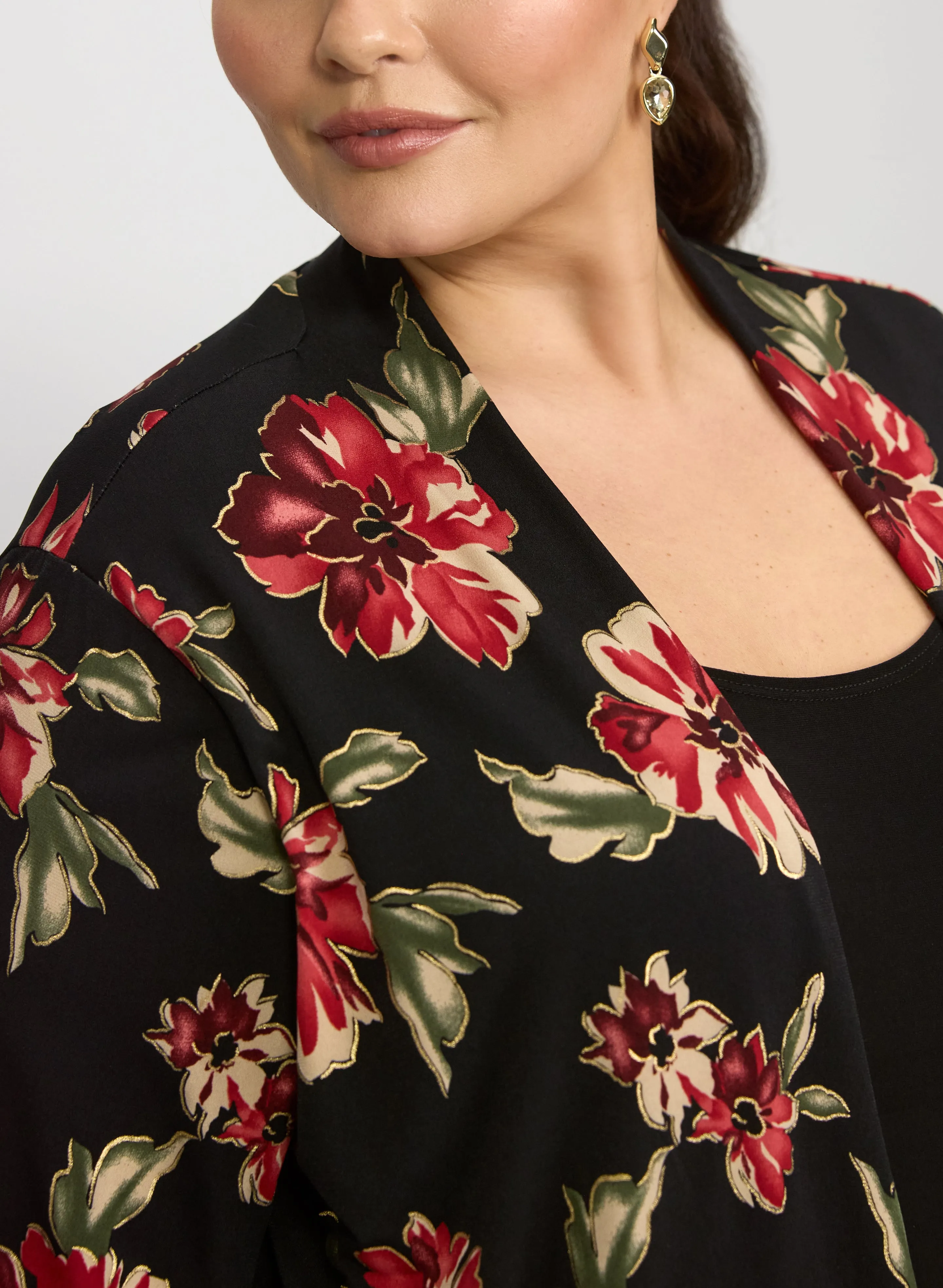 Floral Illusion Layered Top sold by Laura product image thumbnail 2