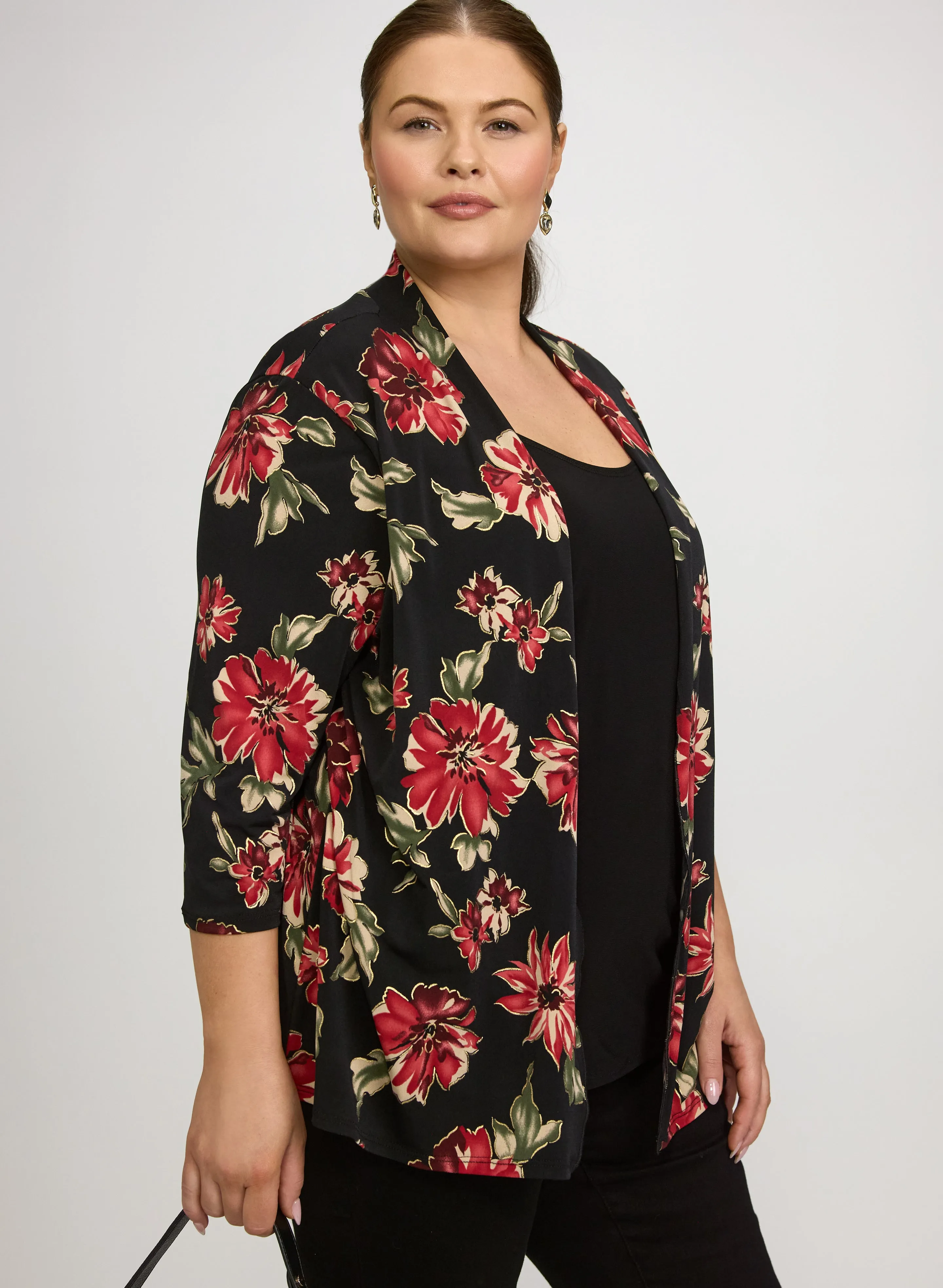 Floral Illusion Layered Top sold by Laura product image thumbnail 5