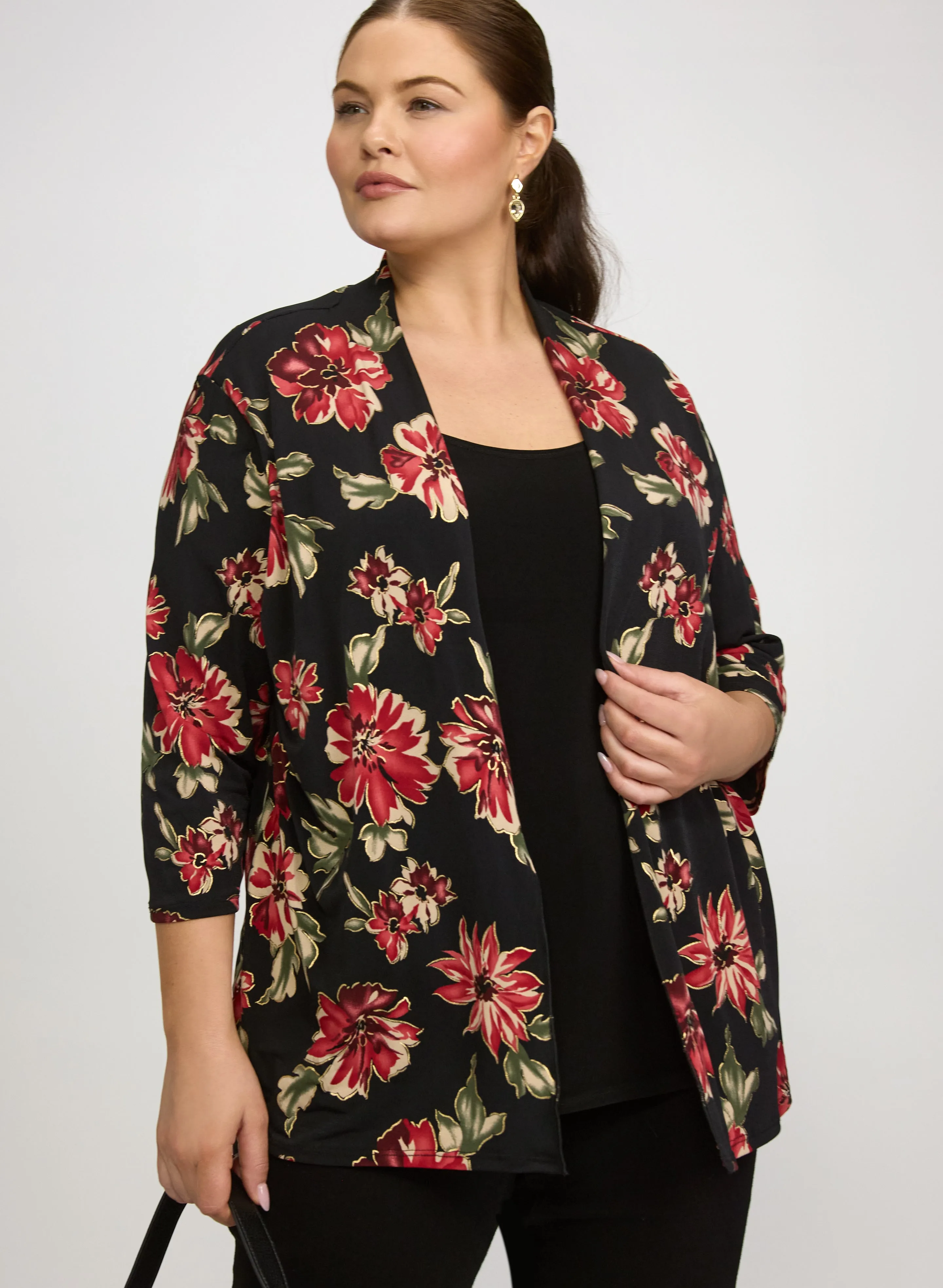 Floral Illusion Layered Top sold by Laura