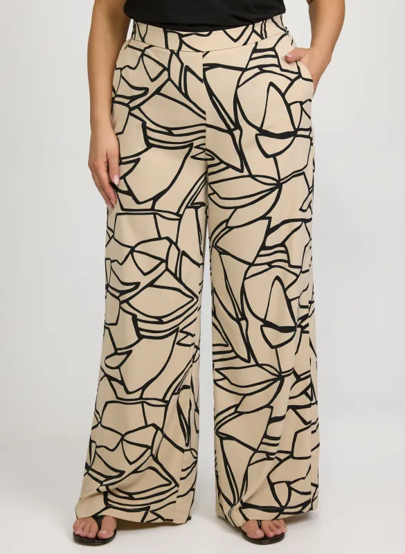 Joseph Ribkoff - Geometric Print Pants made by Laura