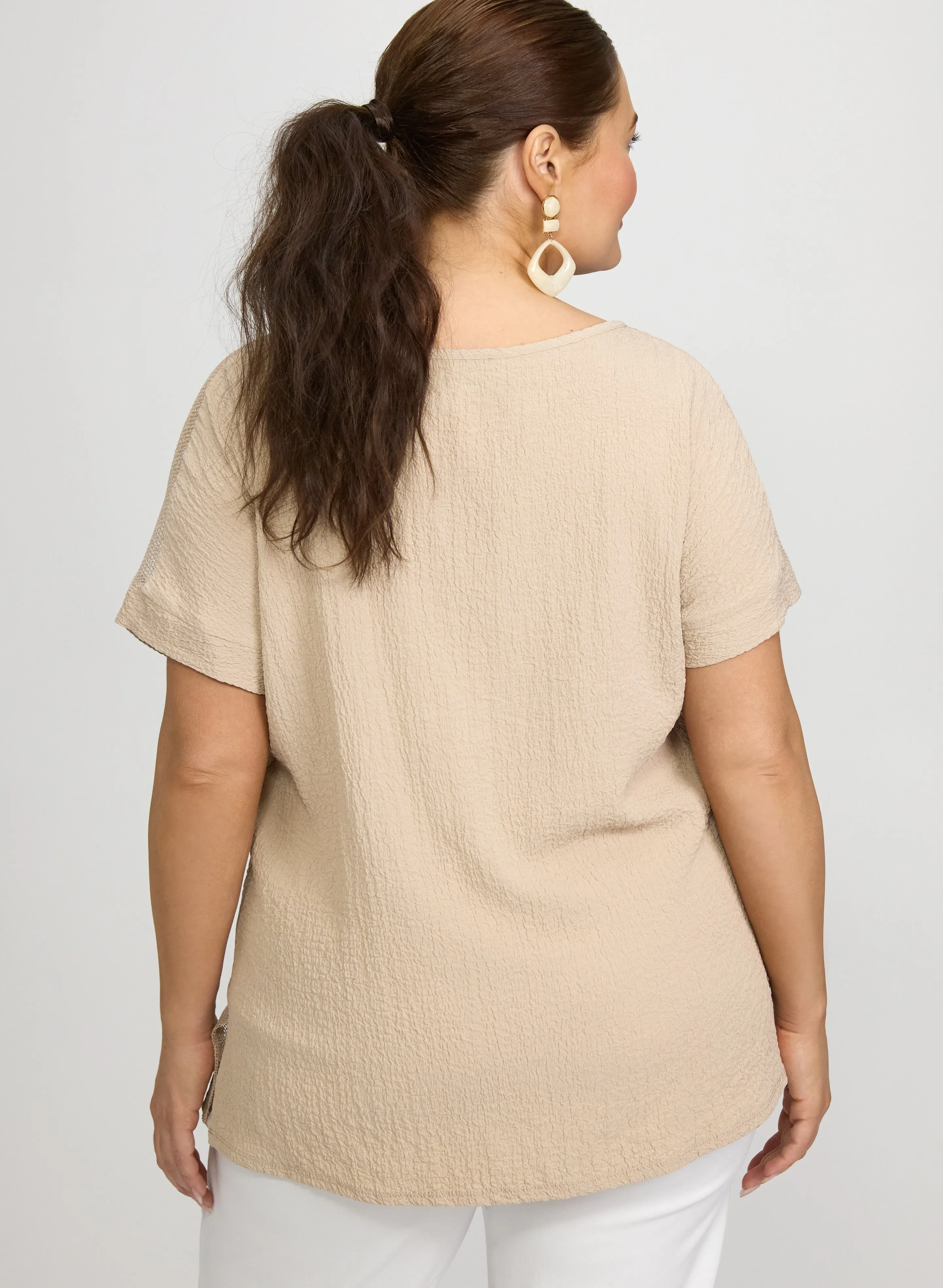 Joseph Ribkoff - Mesh Insert Blouse sold by Laura product image thumbnail 4