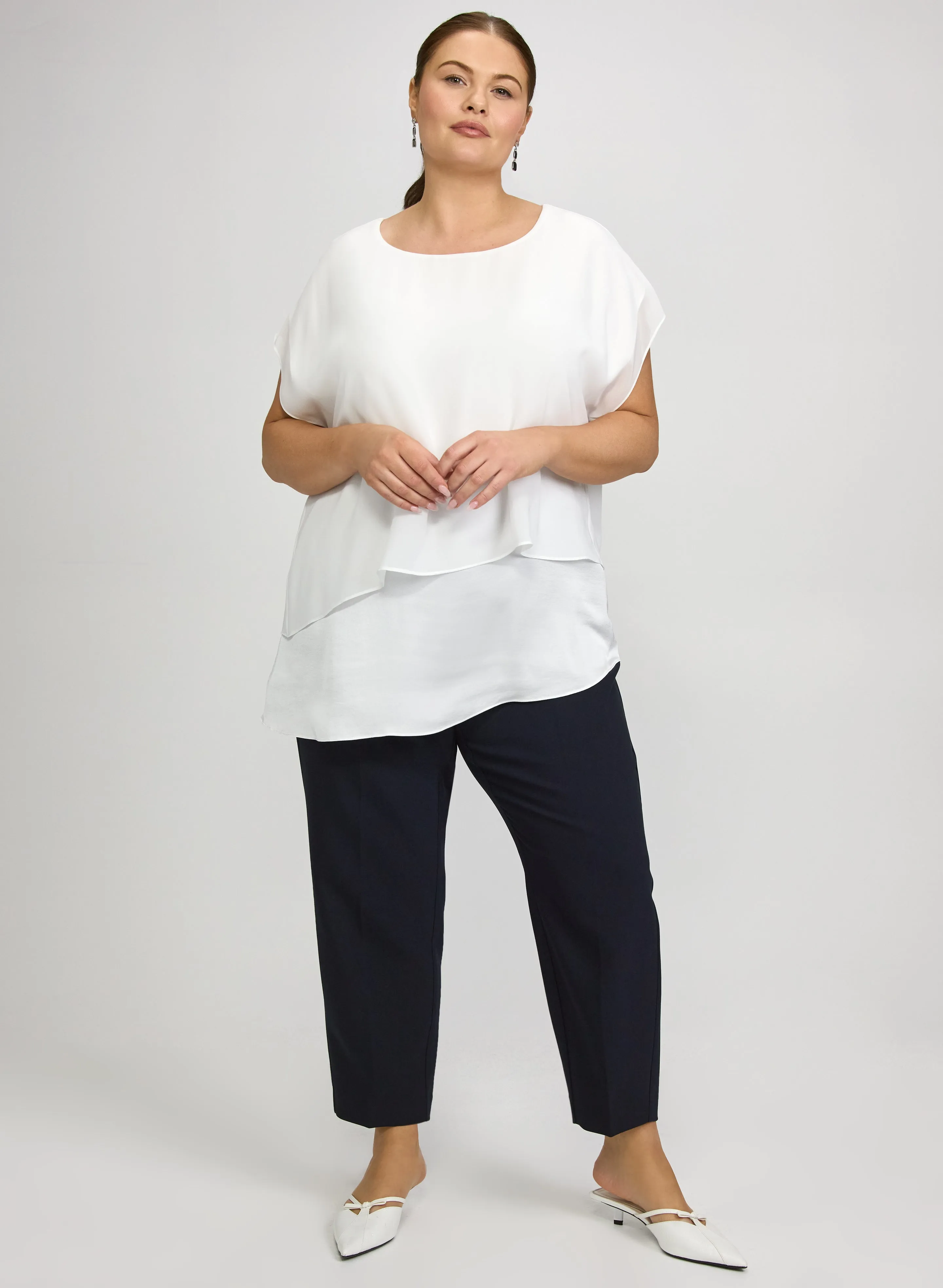 Joseph Ribkoff - Layered Chiffon Blouse sold by Laura product image thumbnail 3