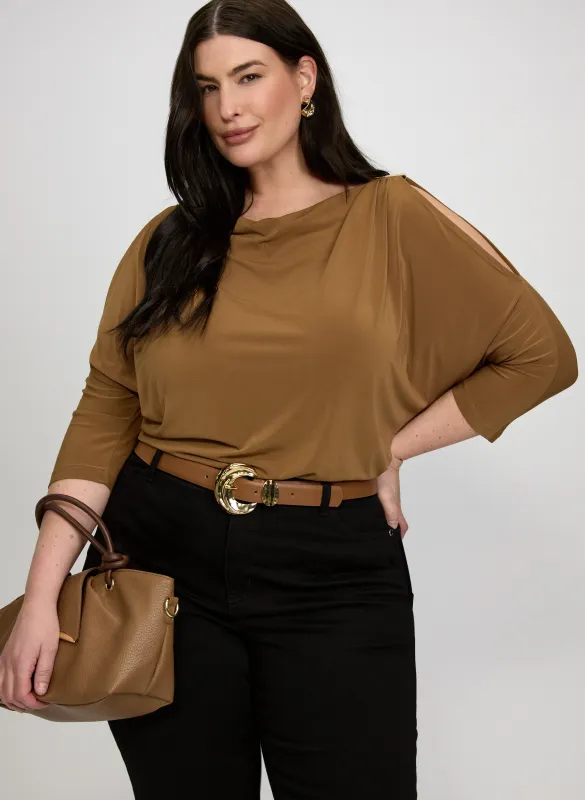 Cutout Dolman Sleeve Top sold by Laura
