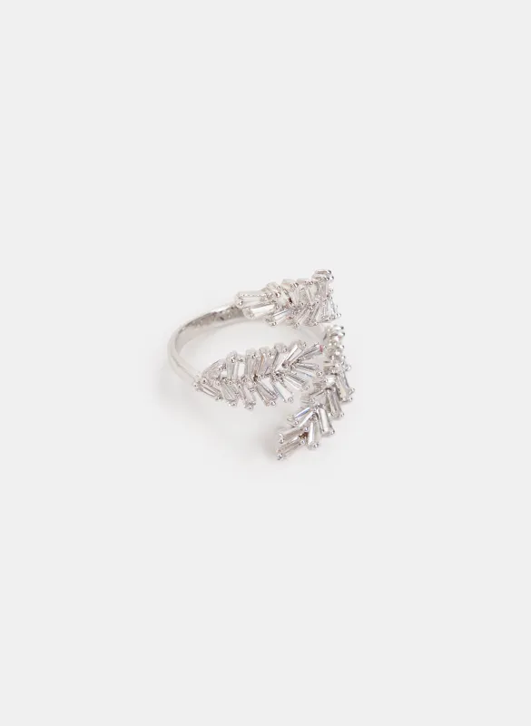 Cubic Zirconia Baguettes Ring made by Laura