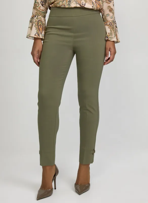 Sofia Slim-Leg Pants made by Laura