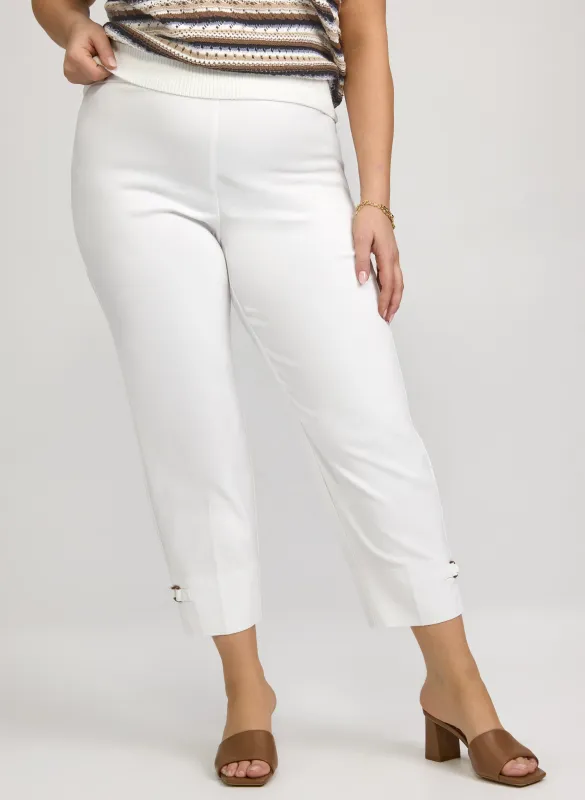 Sofia Slim-Leg Pants made by Laura