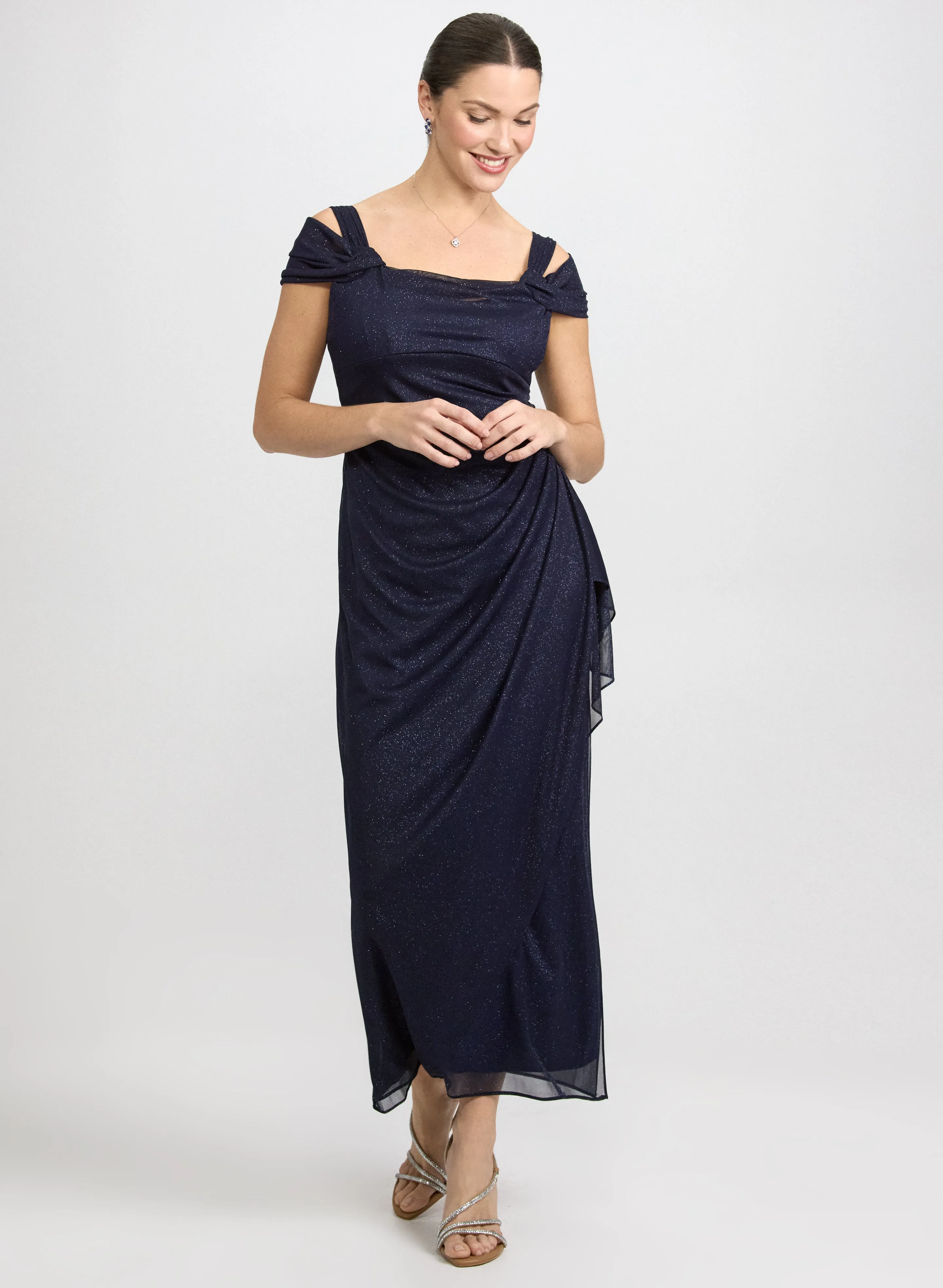 Twisted Cold-Shoulder Dress sold by Laura