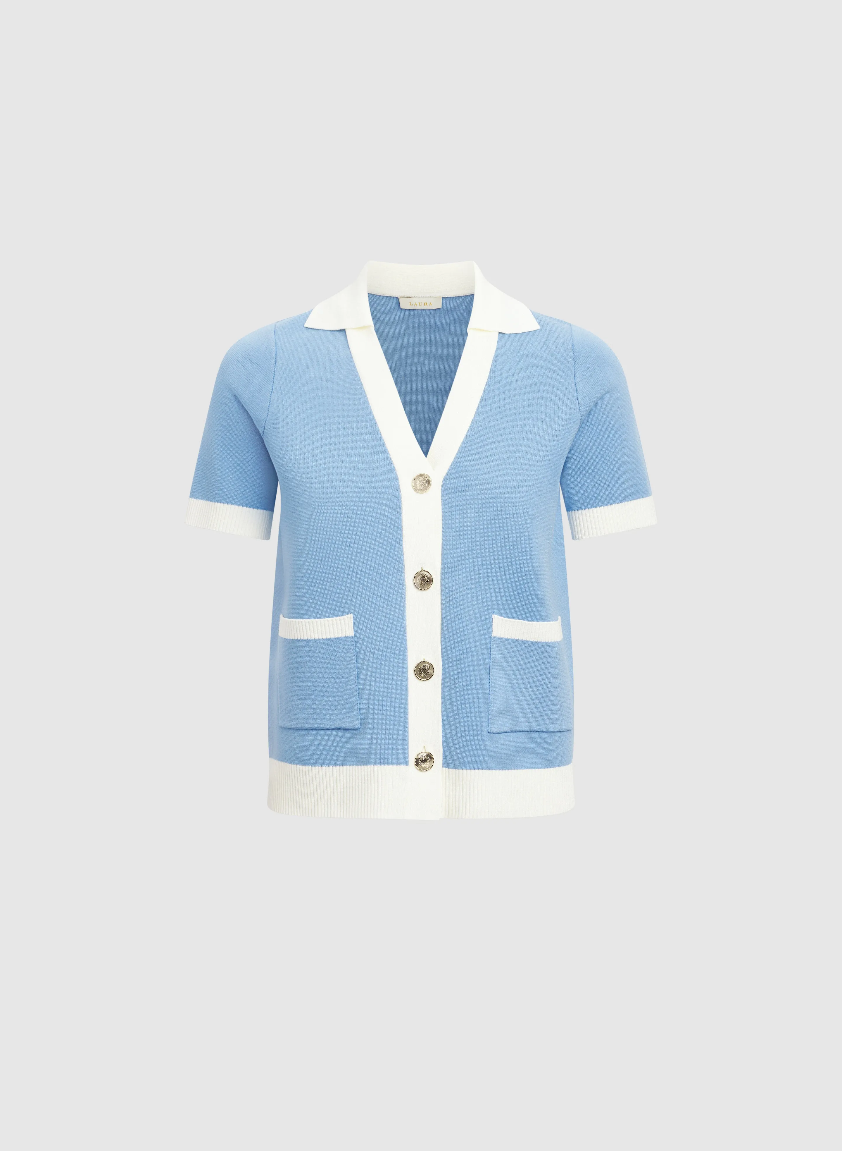 Colour Block Cardigan sold by Laura product image thumbnail 5
