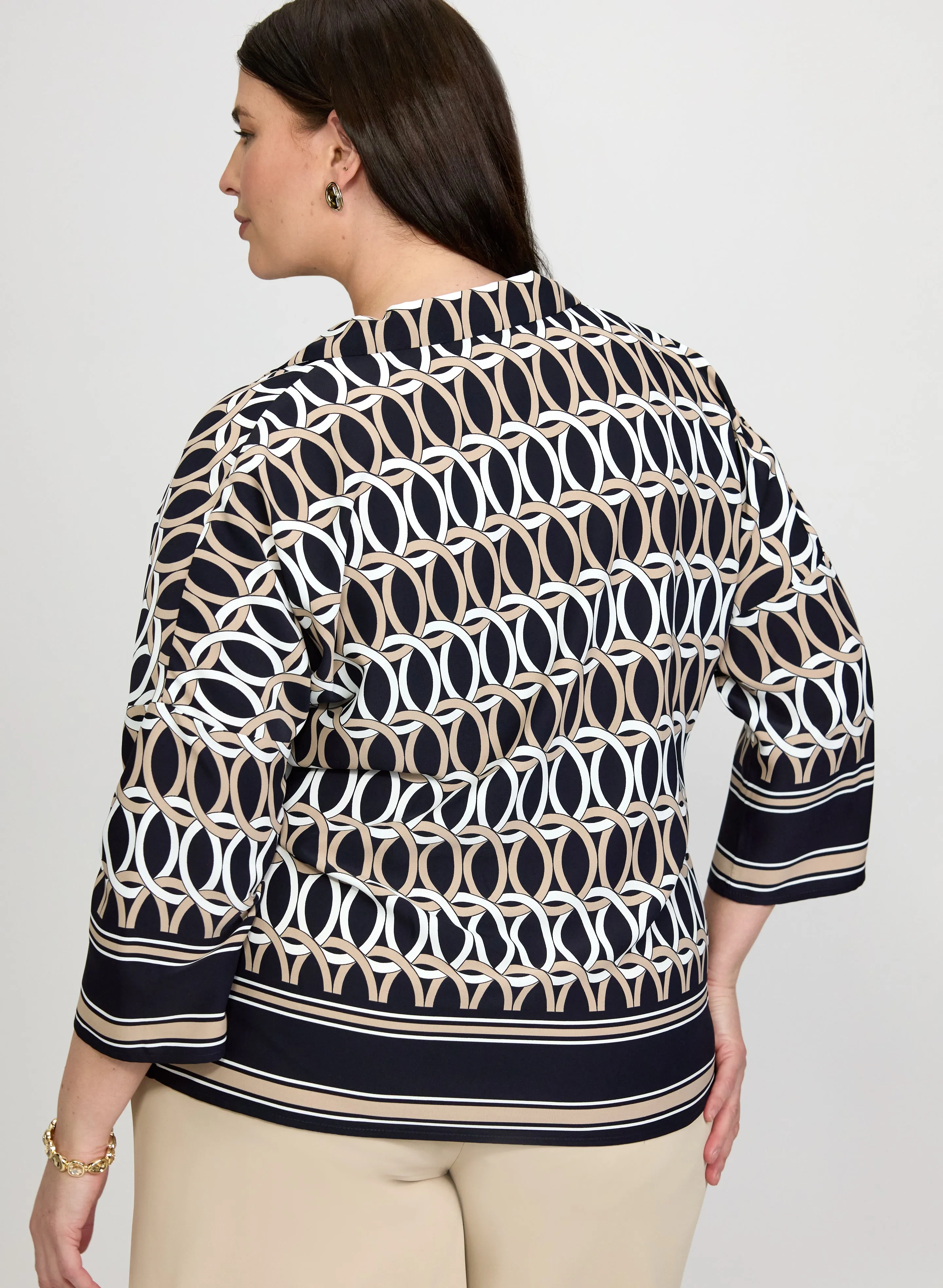 Joseph Ribkoff - Geometric Print Blouse sold by Laura product image thumbnail 2