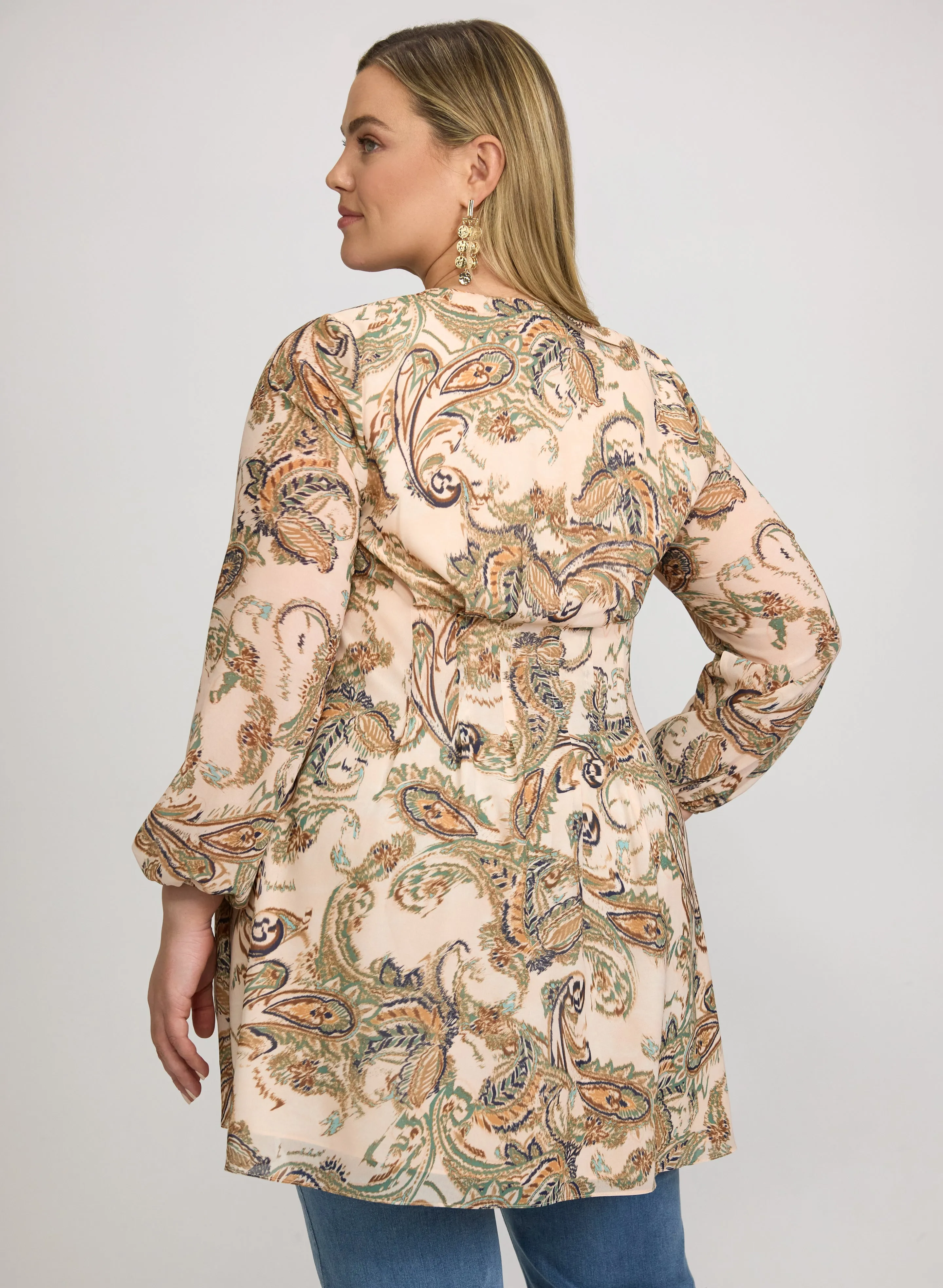 Paisley Long Sleeve Blouse sold by Laura product image thumbnail 4