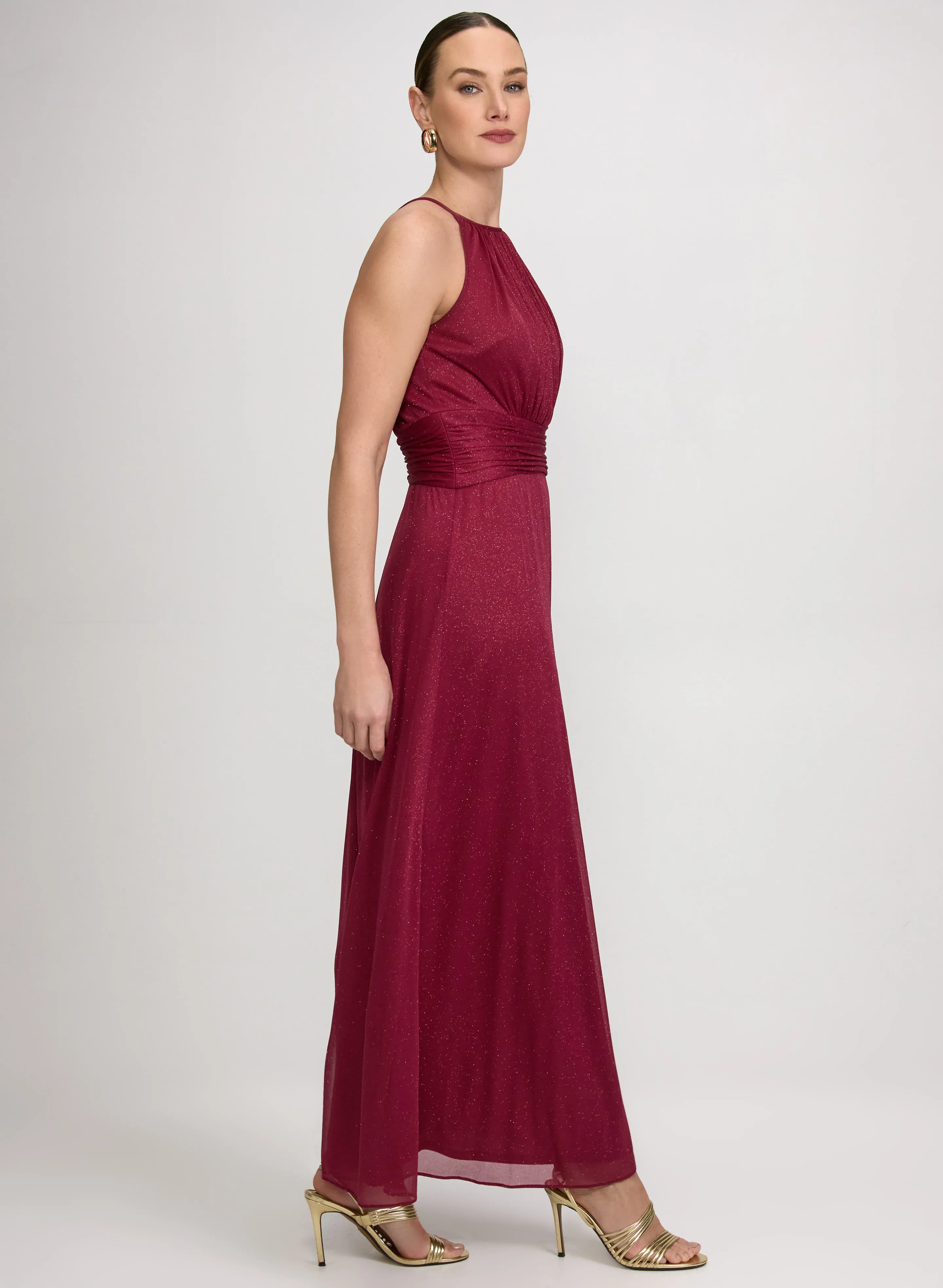 Glitter Halter Neck Dress sold by Laura product image thumbnail 5