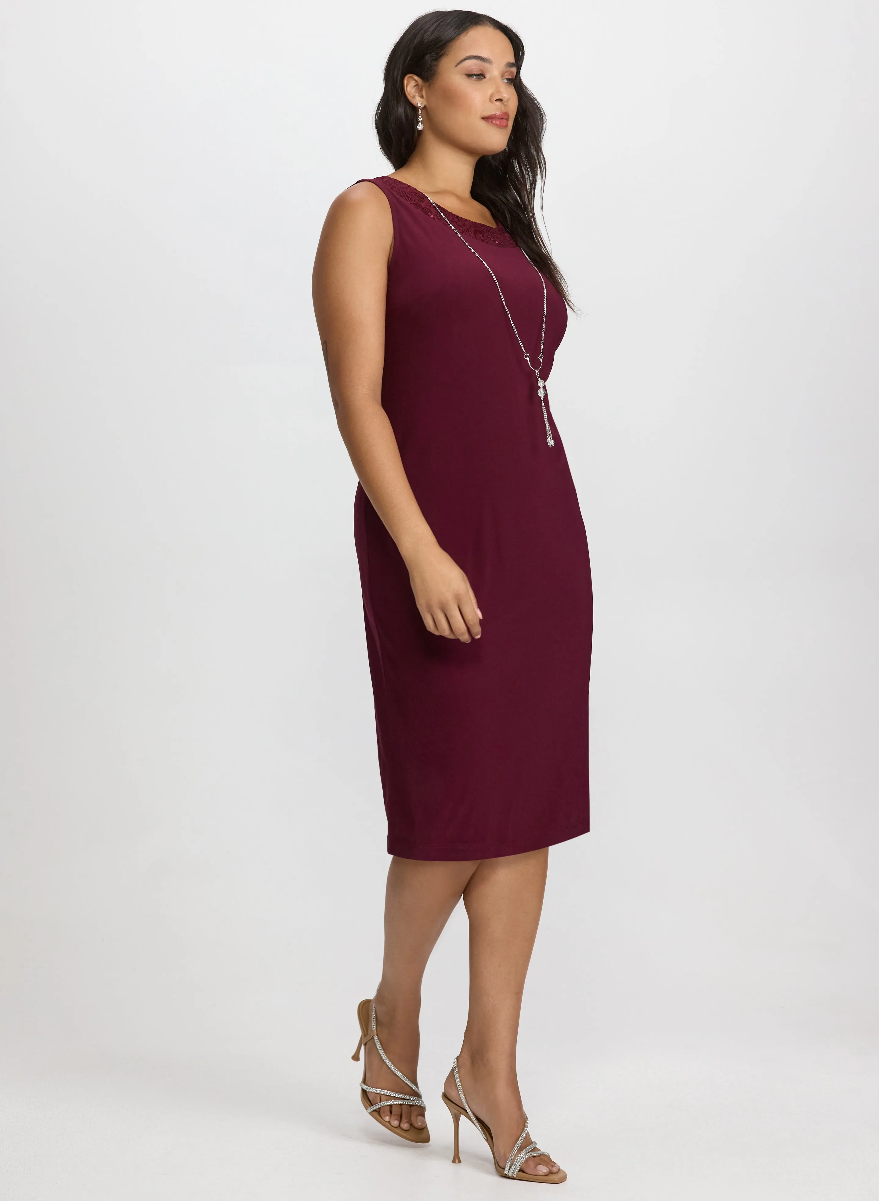 Sequined Lace Jacket & Dress Set sold by Laura product image thumbnail 2