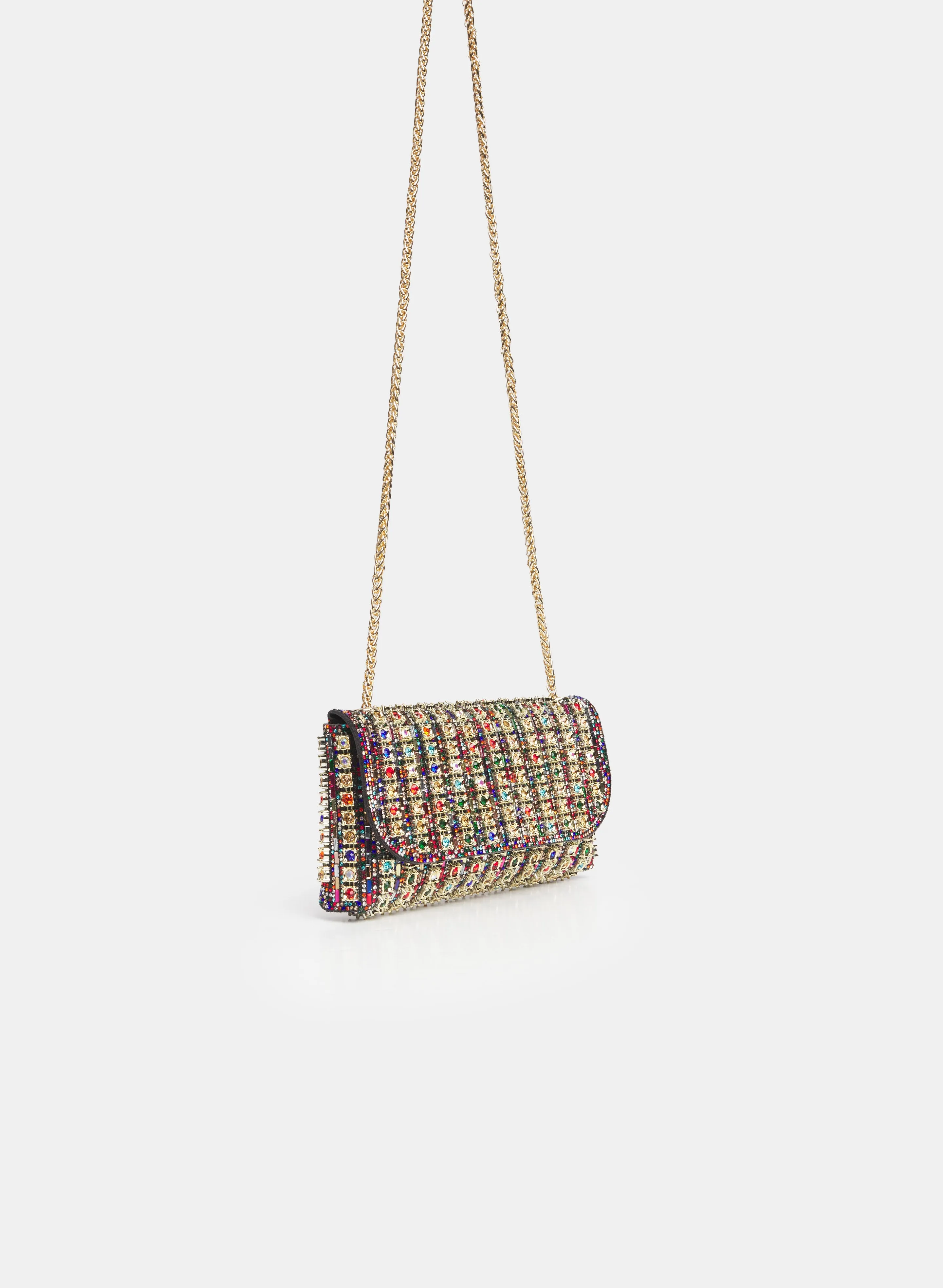 Multi-coloured Stone Envelope Clutch sold by Laura product image thumbnail 3
