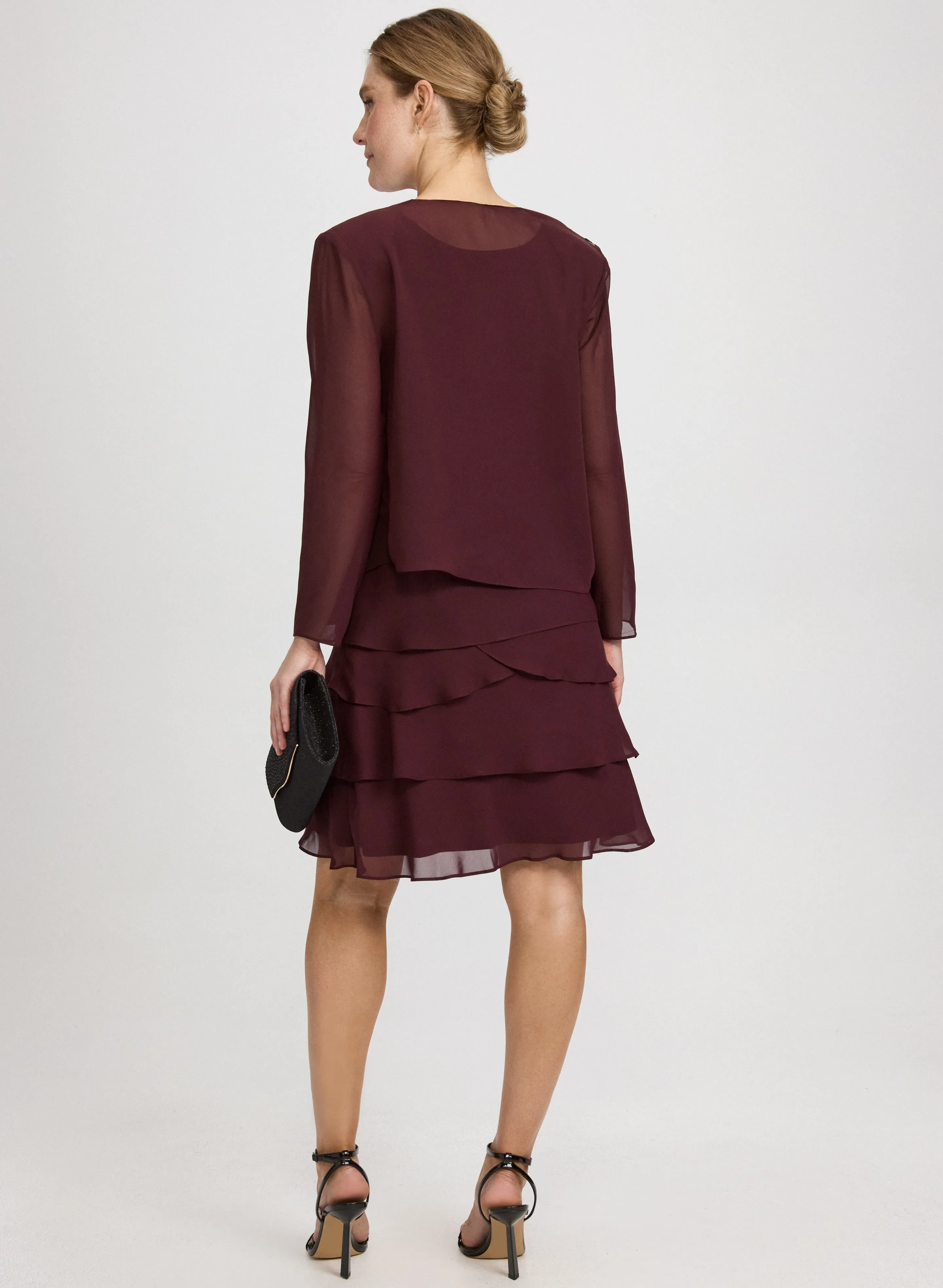 Chiffon Jacket & Dress Set sold by Laura product image thumbnail 4